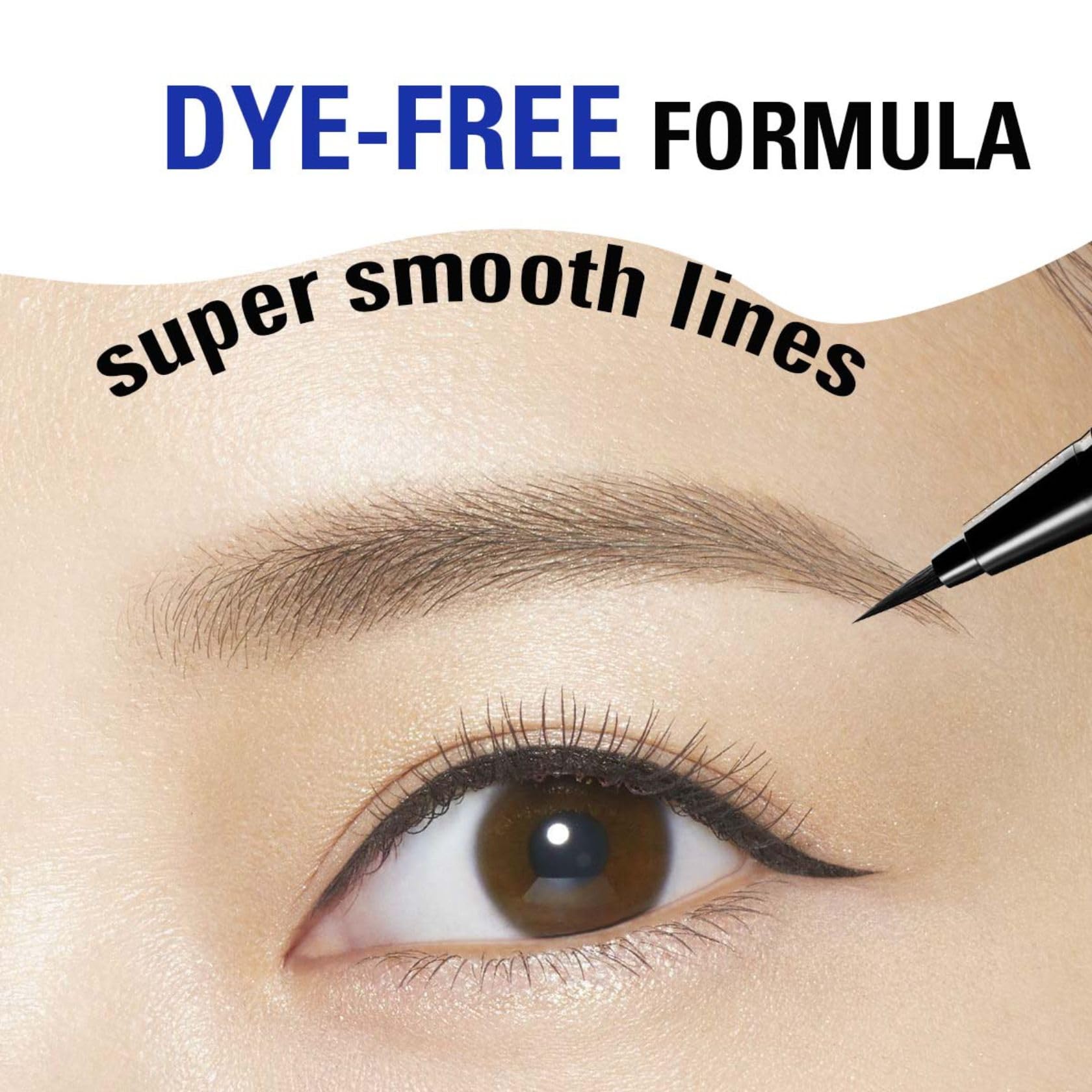 Heroine Make By Kissme Prime Liquid Eyeliner, Super Waterproof, Ultra Fine Tip For Precise Eye Makeup, Stay All Day Long, 02 Bro