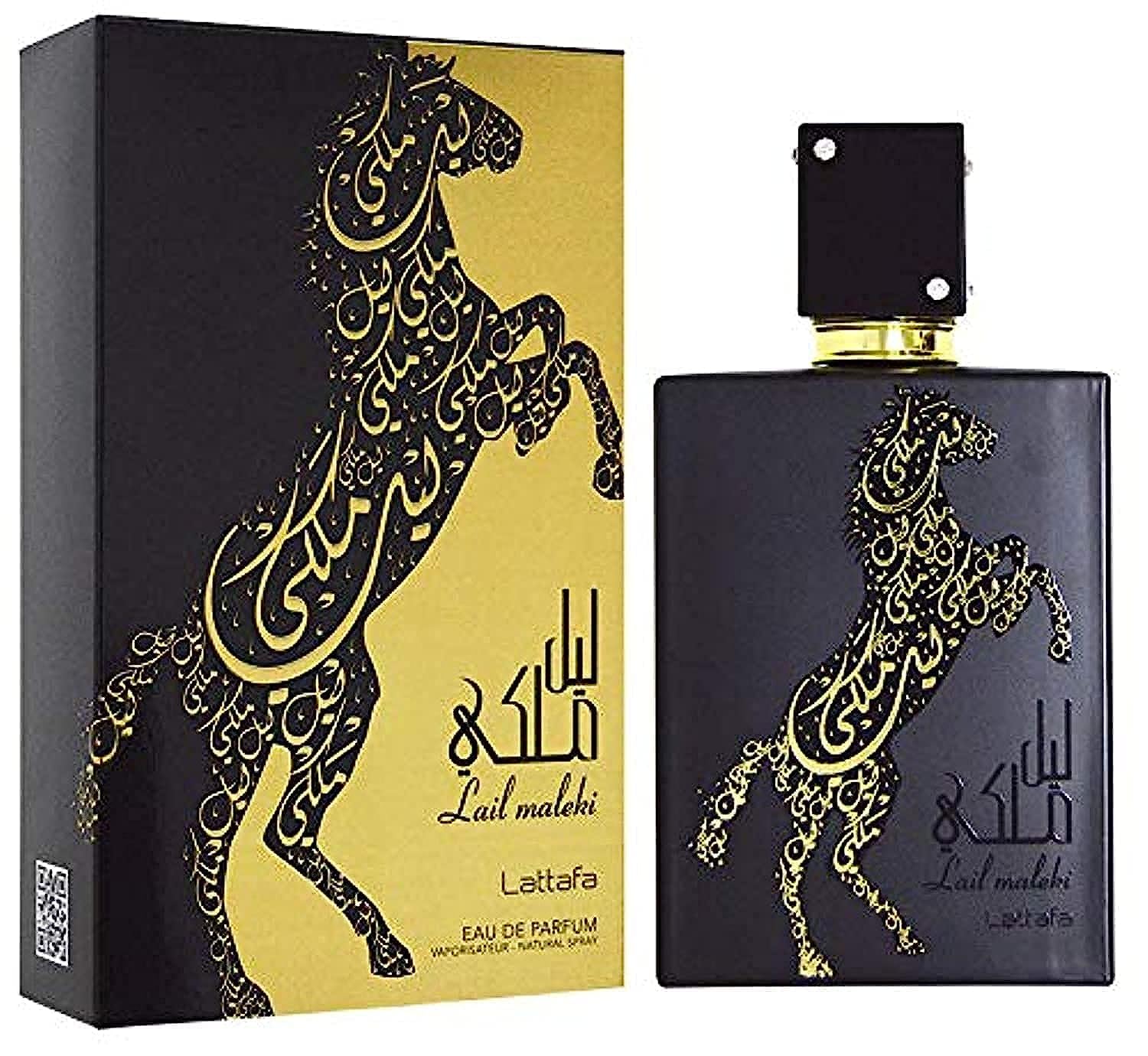 Lattafa Perfumes Lail Maleki For Unisex Eau De Parfum Spray, 34 Ounce