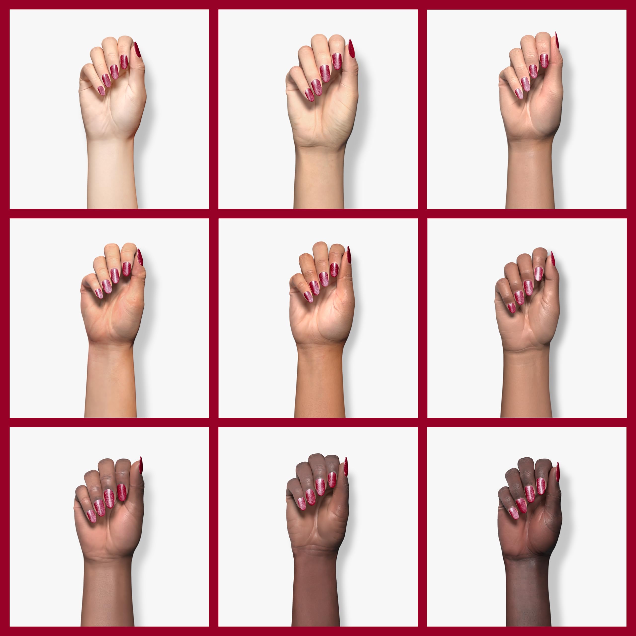 Honeybee Gardens Water-Based Nail Enamel, Once Bitten, Rich Cranberry With Slight Gold Shimmer, Eco-Friendly, Odorless & Vibrant