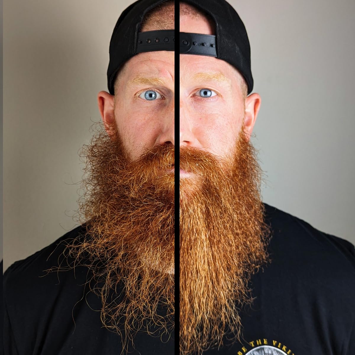 The Beard Struggle Carbon X - Heated Beard Brush + Beard Straightener For Men - Cordless Beard Brush & Straightening Comb - Rech