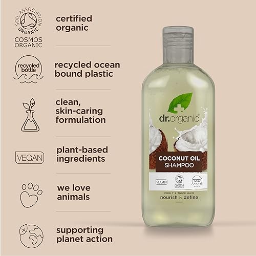 Organic Doctor Organic Virgin coconut Oil Shampoo, 9 floz