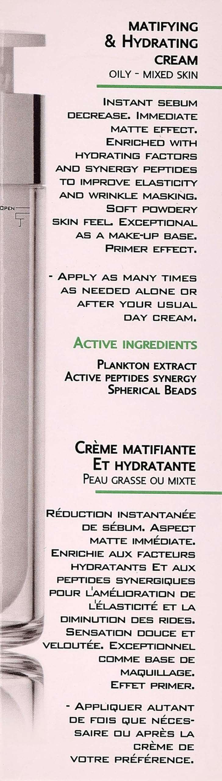 Frezyderm Matte Effect Shineless Skin Look Cream 1.7 Fl oz