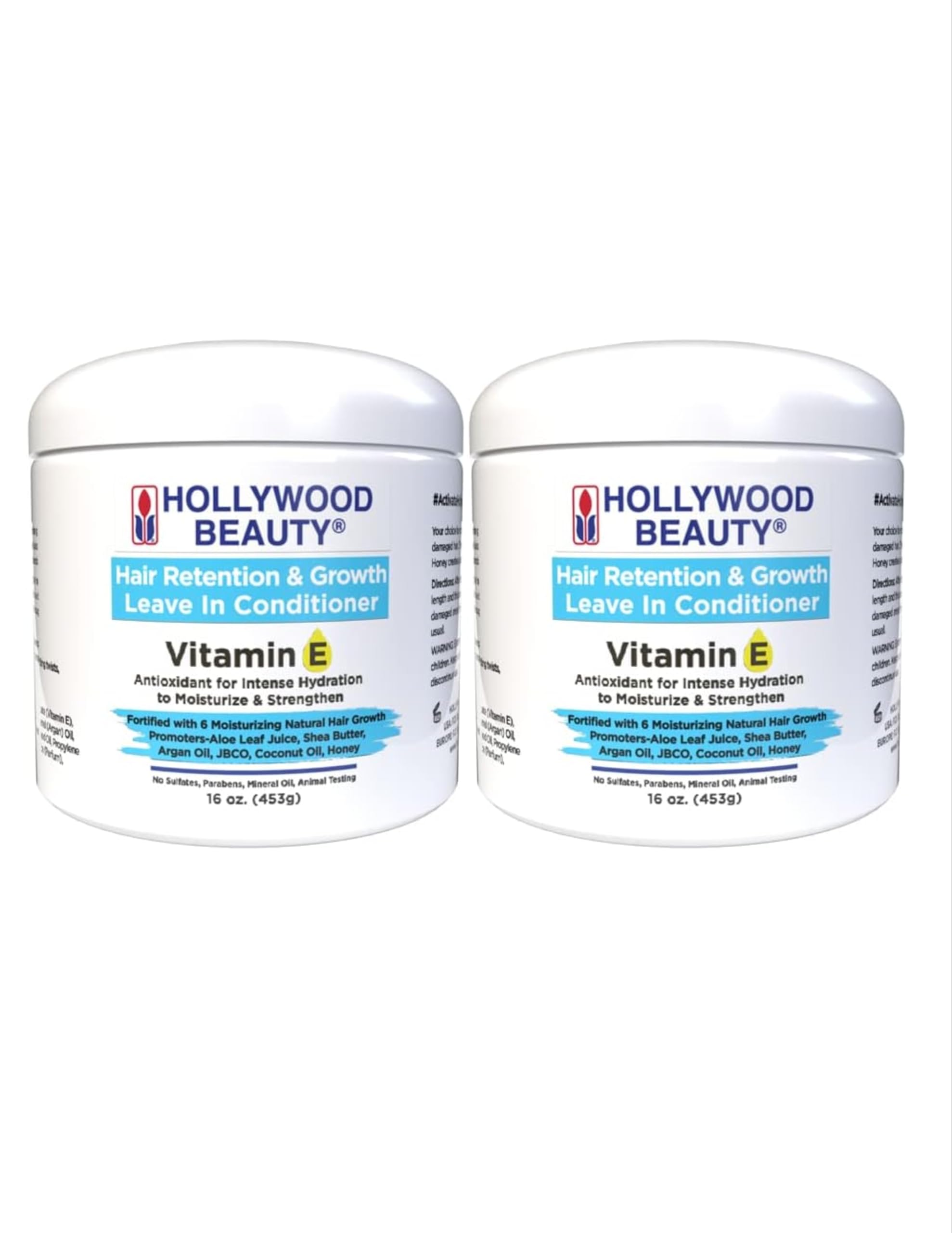 Hair Retention And Growth Leave-In Conditioner With Vitamin E 16 Oz (Pack Of 2)