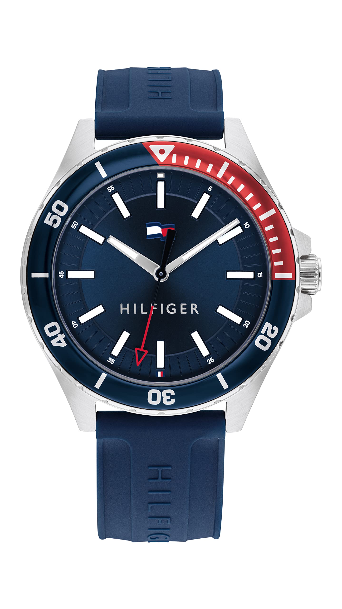 Tommy Hilfiger Mens Navy Blue Dial Analog Watch