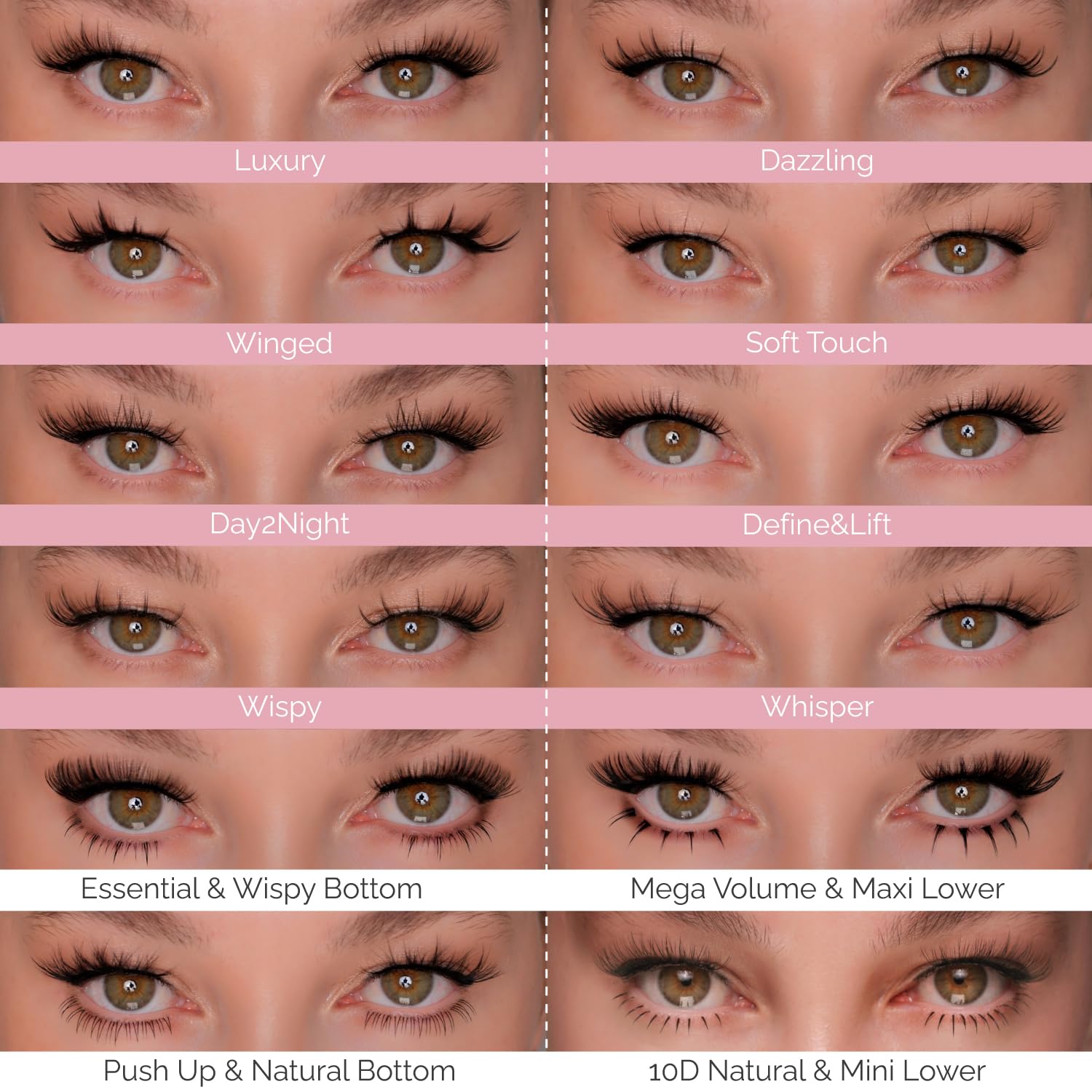 Rb Renata Beauty False Bottom Lashes - 120Pcs Lower Lashes - Premium Individual Eyelashes Short 5Mm/6Mm - Synthetic Fiber - Faux