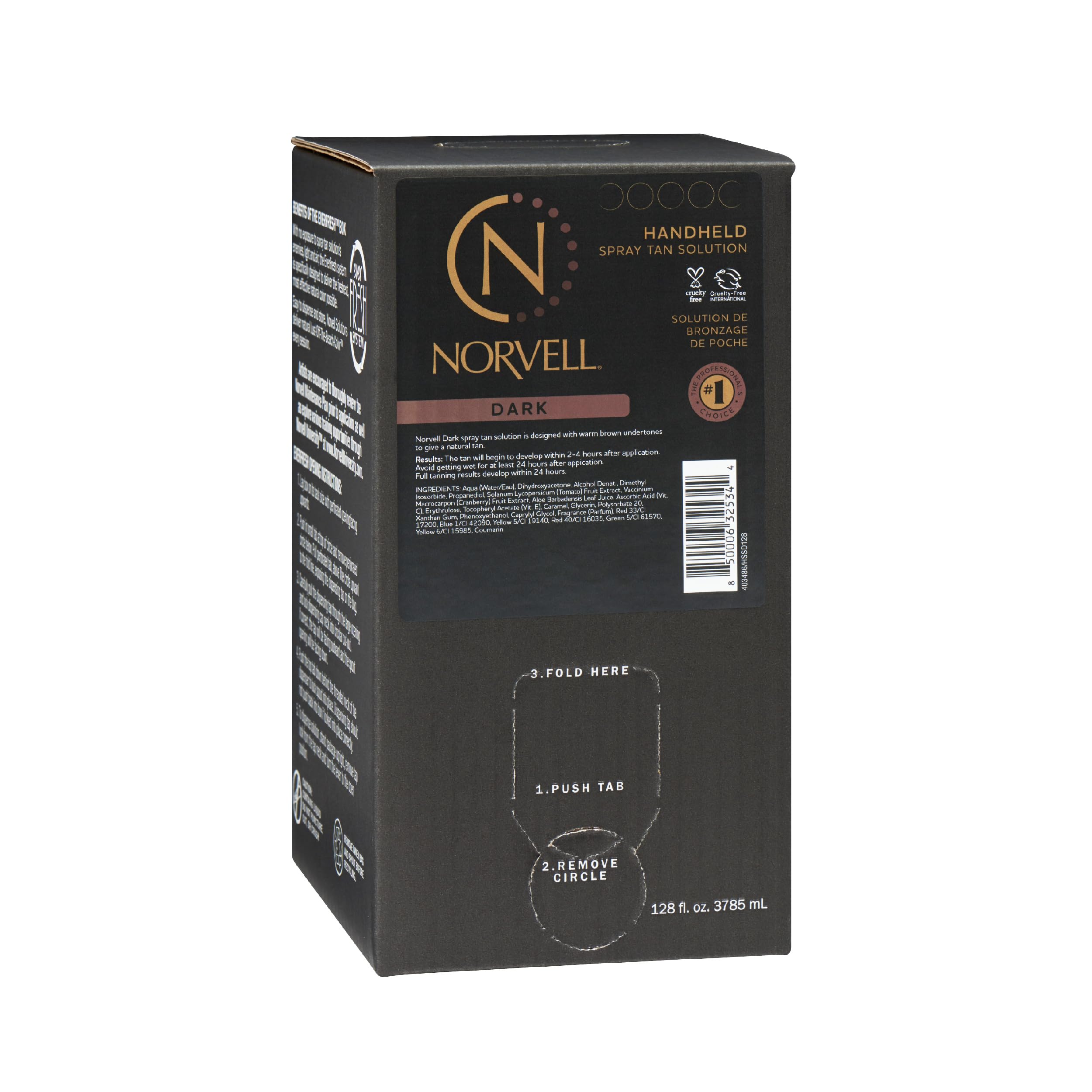 Norvell Premium Sunless Tanning Solution - Dark, 128 Fl.Oz.