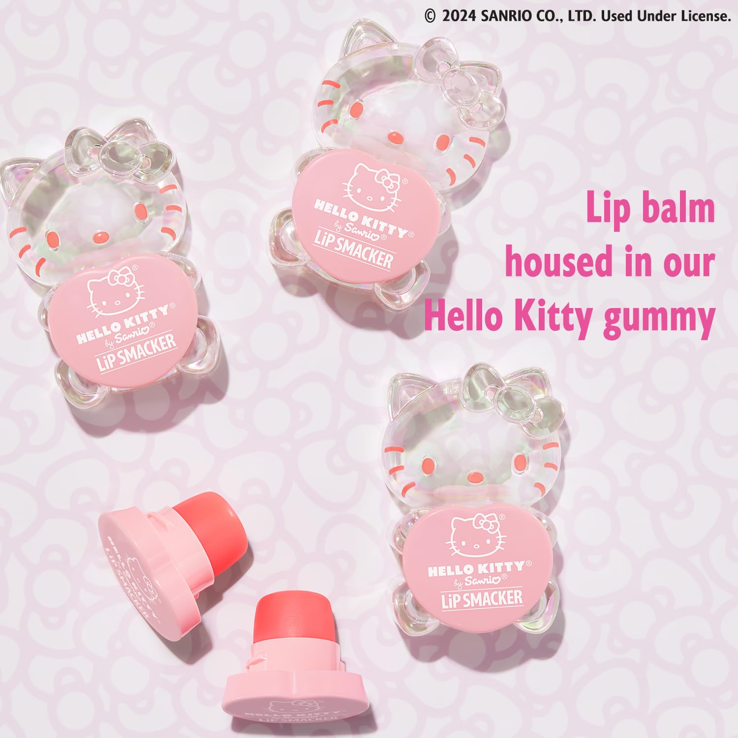 Lip Smacker Hello Kitty Peach-Flavored Gummy Lip Balm | Sanrio Collection | Gifts