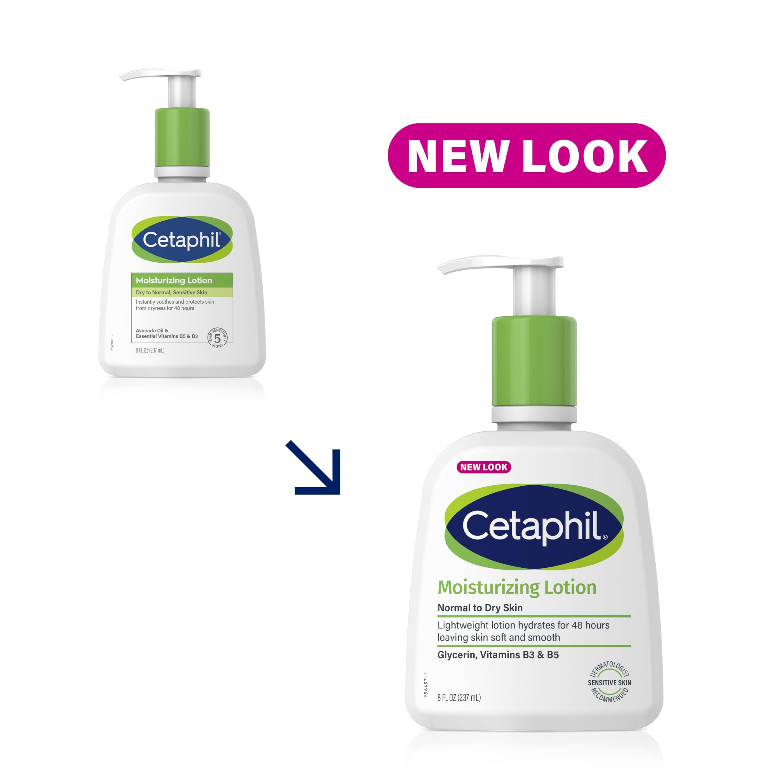 Cetaphil Body Moisturizer, Hydrating Moisturizing Lotion For All Skin Types, Suitable For Sensitive Skin, New 8 Oz Pack Of 3, Fr