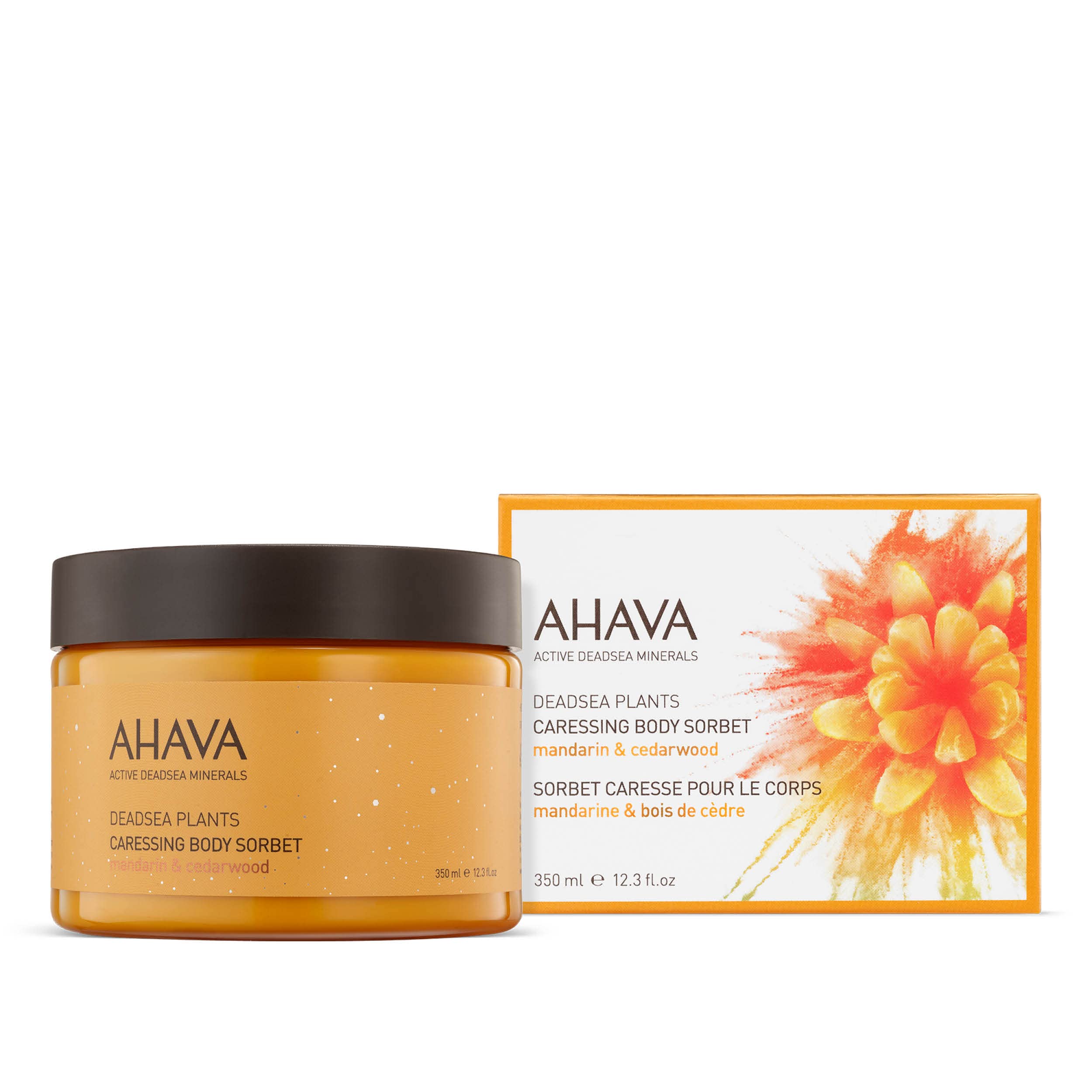 Ahava Caressing Body Sorbet, Mandarin & Cedarwood, 12.3 Fl Oz