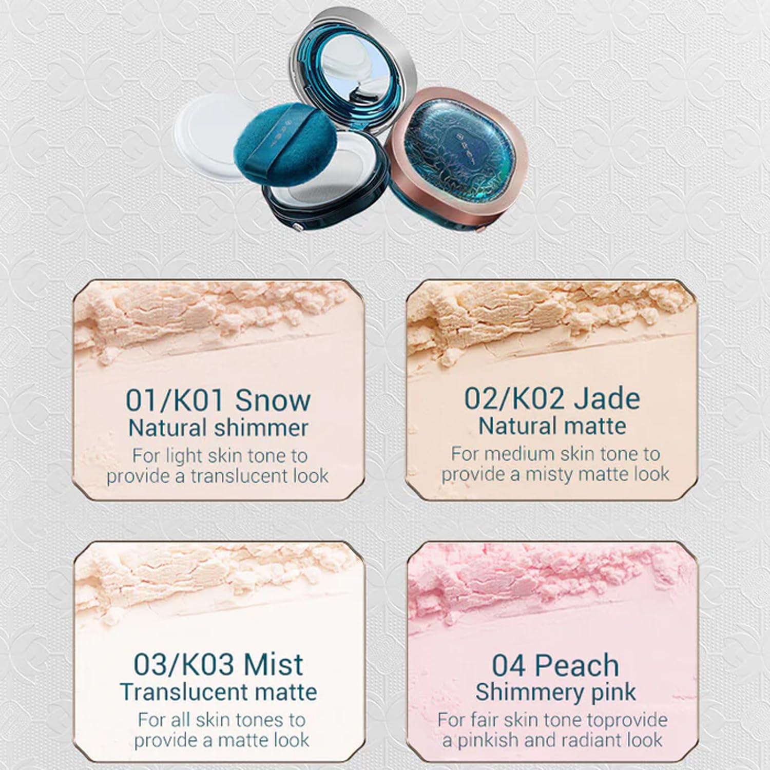 FLORASIS  Gorgeous Peach Blossom Powder 02 Jade