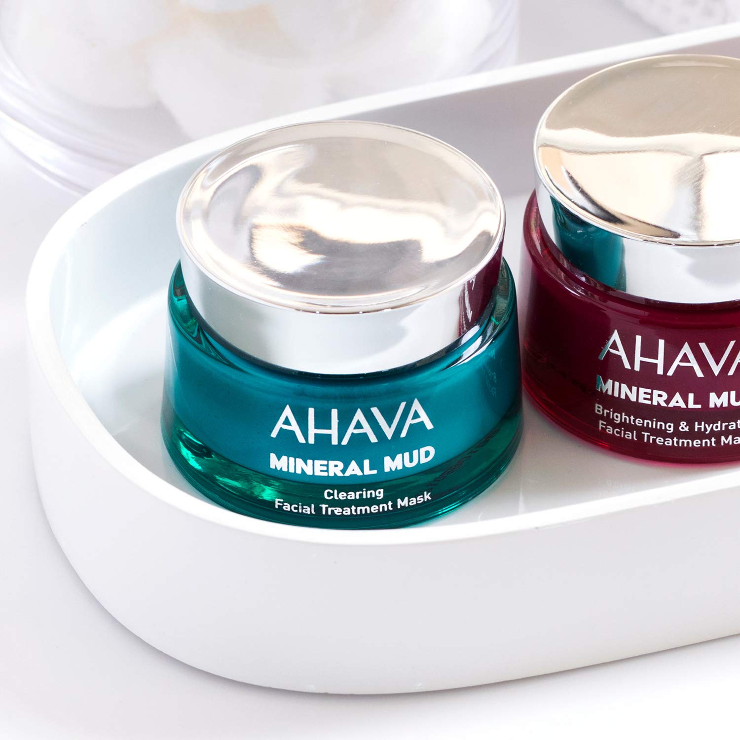 Ahava Mineral Mud Clearing Facial Treatment Mask - Rich Mud Mask To Clear Pores & Reduce Blemishes, Nourishes & Refreshes, Revit
