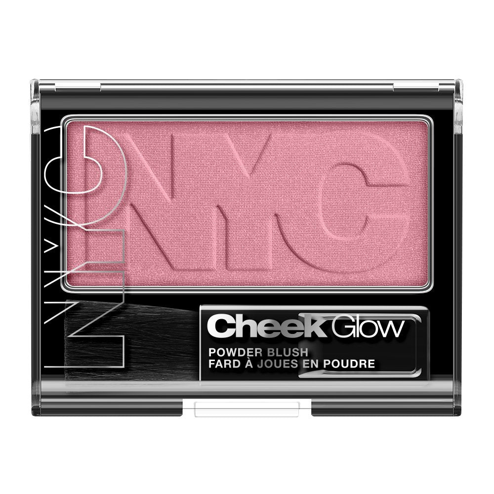 N.Y.C. New York Color Cheek Glow Blush, Park Slope Pink, 0.28 Ounce