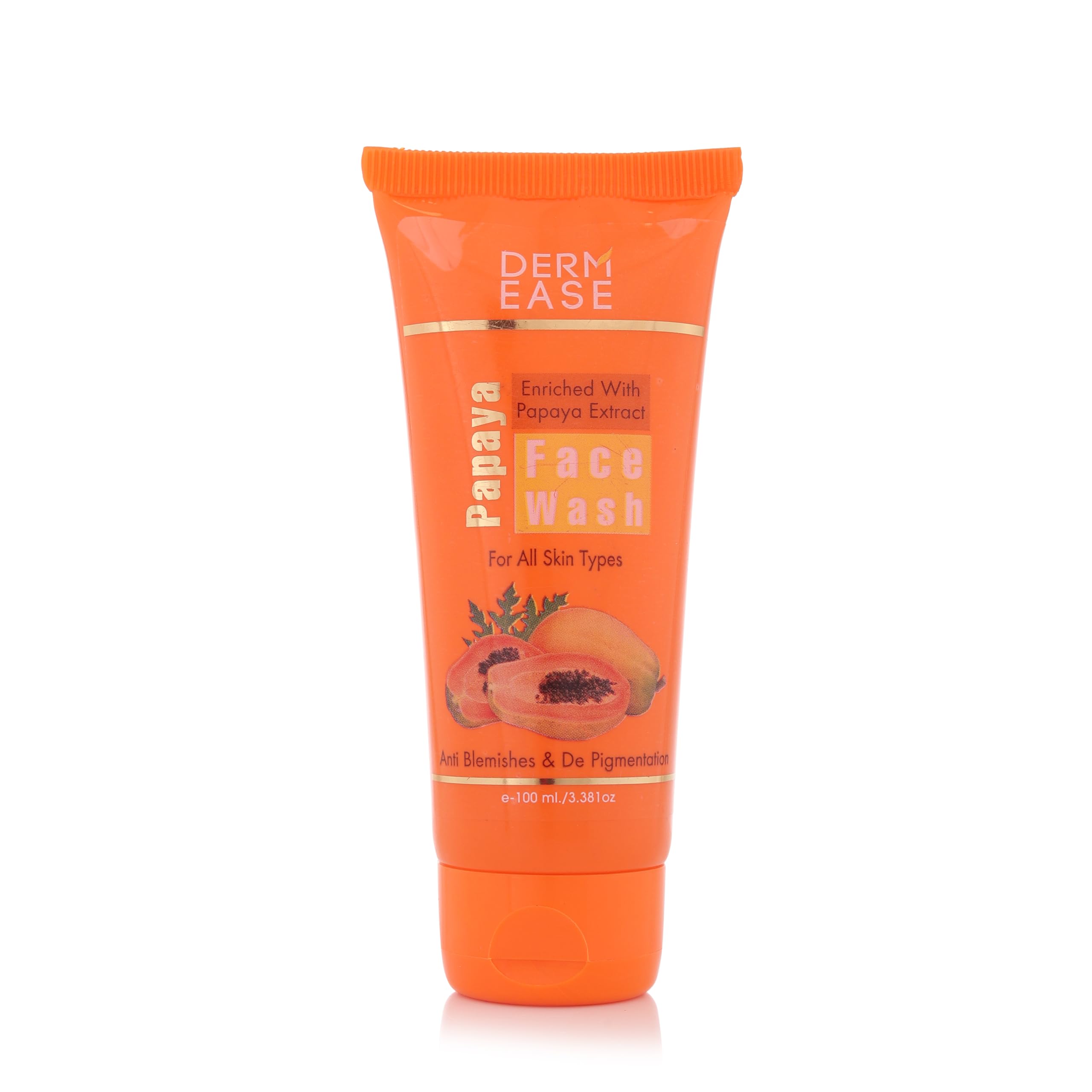 Derm Ease Papaya Face Wash 100Ml Tube
