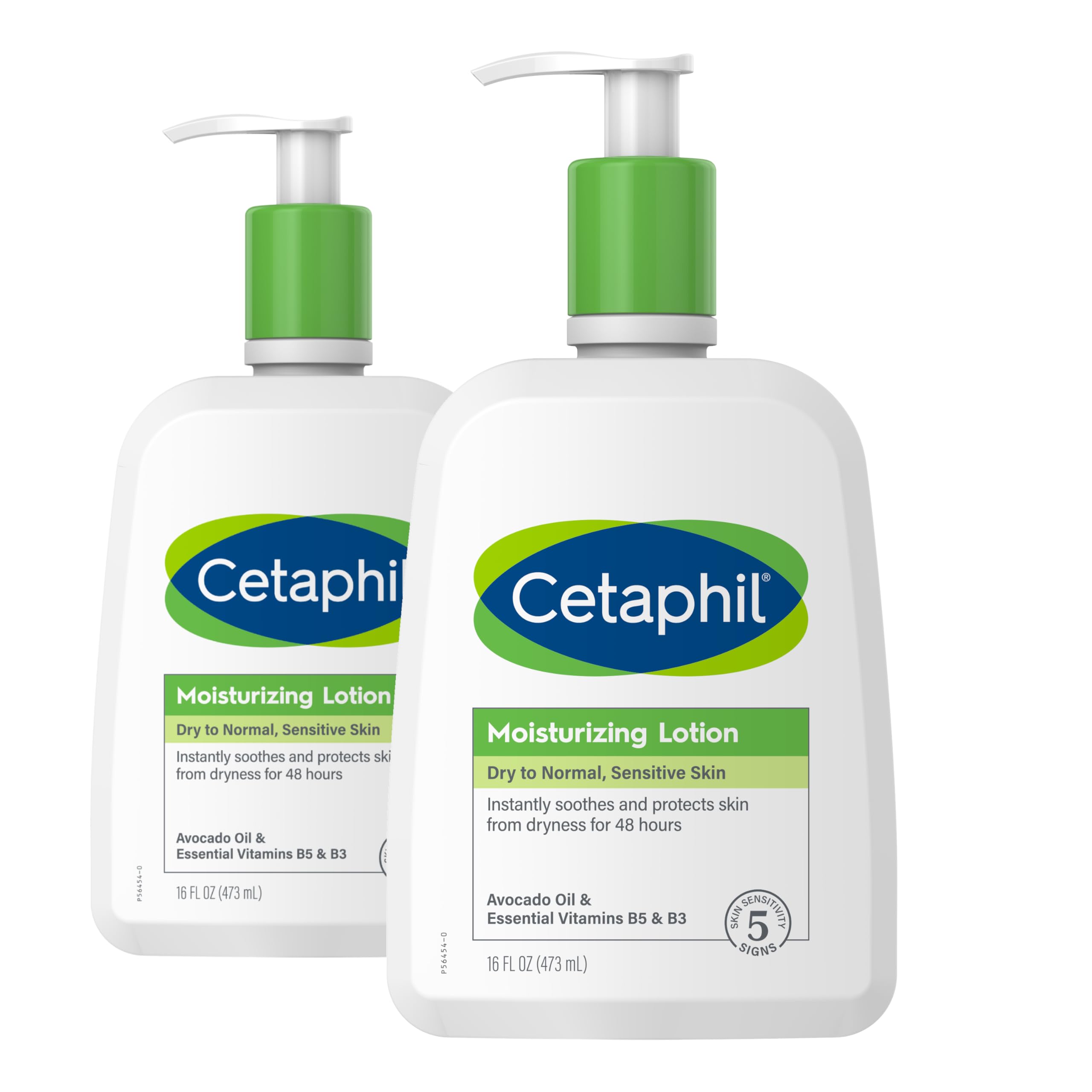 Cetaphil Body Moisturizer, Hydrating Moisturizing Lotion For All Skin Types, Suitable For Sensitive Skin, New 16 Oz Pack Of 2, F
