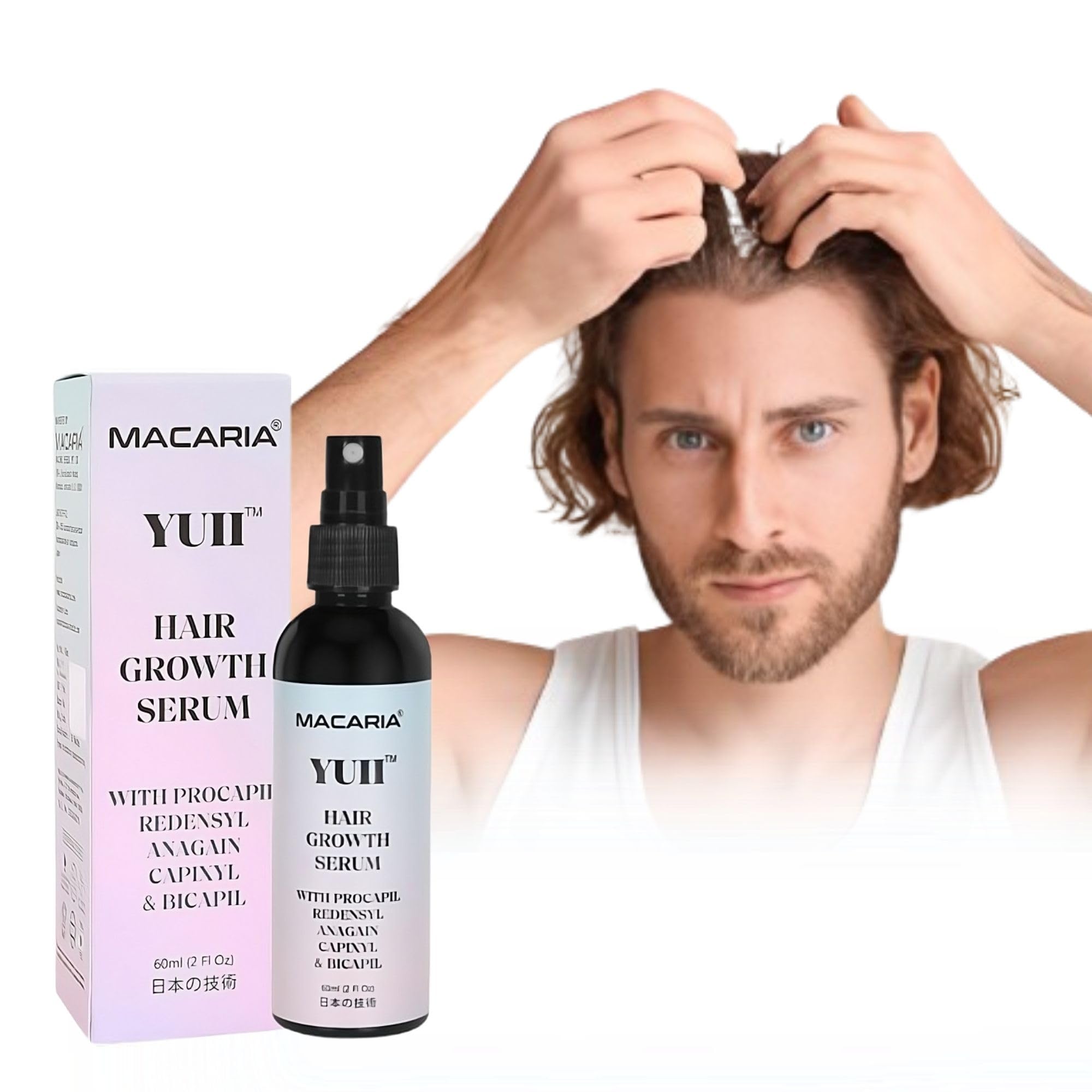 Yuii Hair Growth Serum With Procapil Redensyl Anagain Capixyl & baicapil