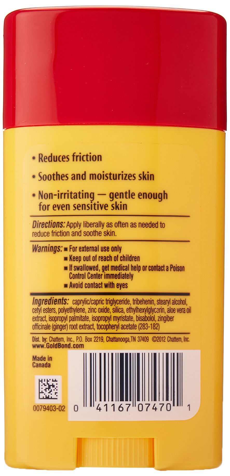 Gold Bond Friction Defense Unscented 1.75 Oz (3 Pack)