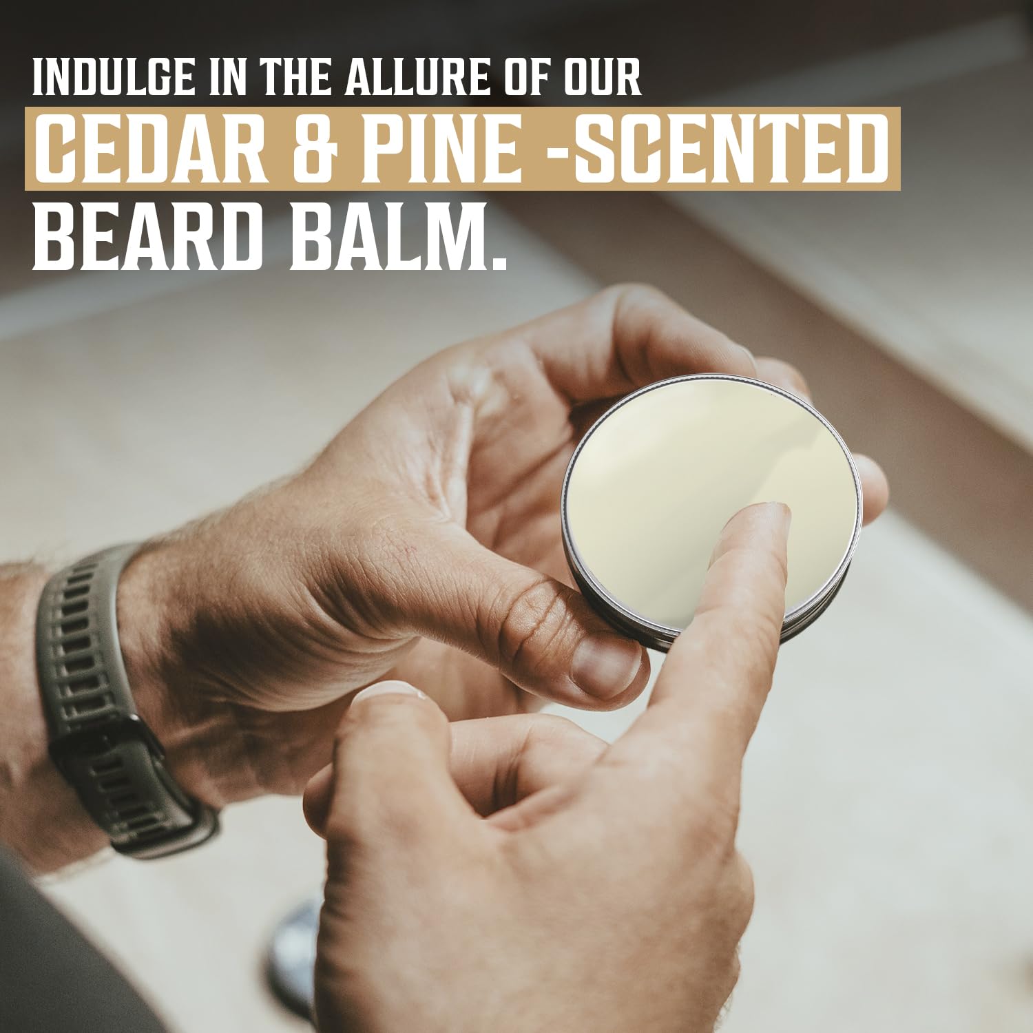 Viking Revolution Beard Balm Cedar & Pine Scent W/Argan & Jojoba Oils - Styles, Strengthens & Softens Beards & Mustaches - Leave