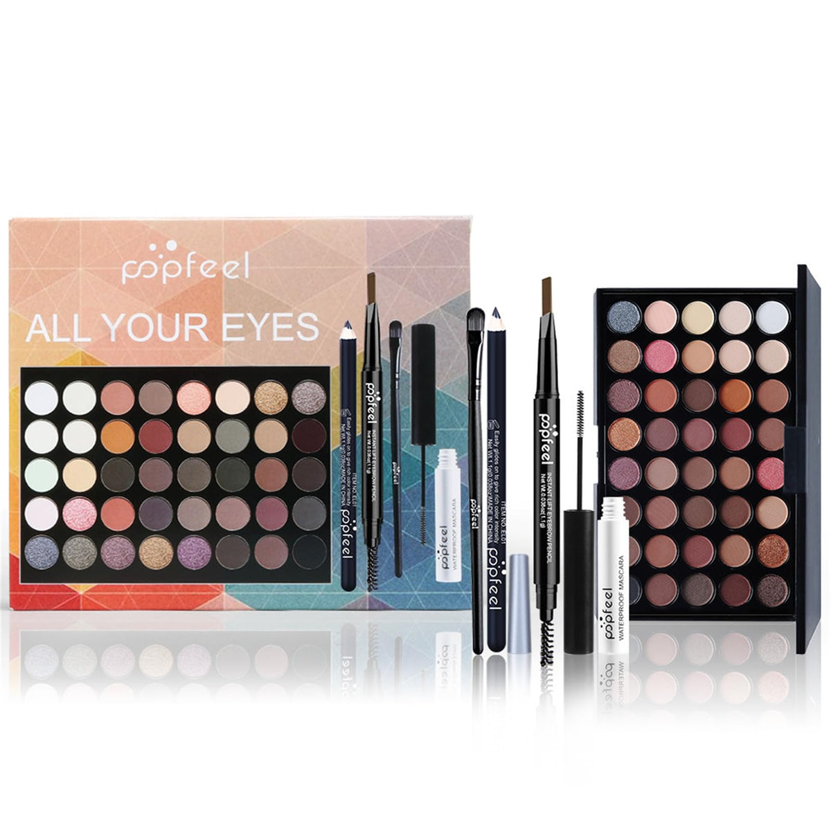Eye Makeup Kits for Women, Eye Makeup Set for Beginners, Valentine's Day Gifts for Women Girls, Makeup Essential Bundle Includes