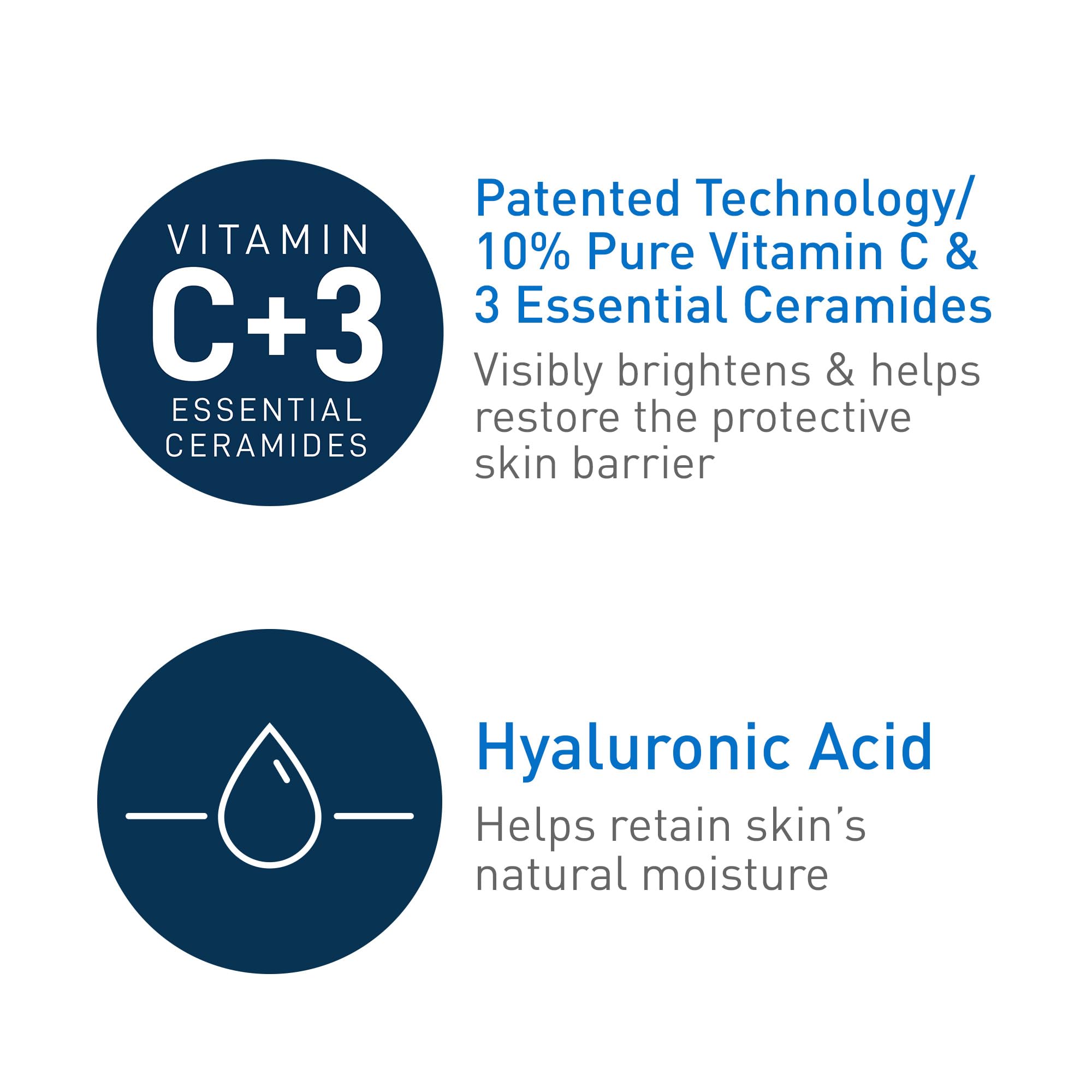 ceraVe Vitamin c Serum with Hyaluronic Acid  Skin Brightening Serum for Face with 10% Pure Vitamin c  Fragrance Free  1 Fl Oz