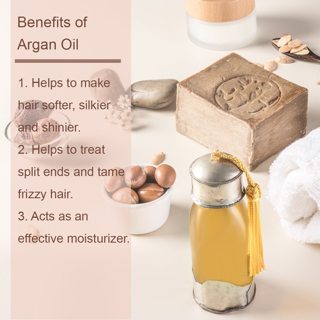 Luseta Argan Oil Sulfate Free Shampoo and Conditioner Set 2 x16.9Fl Oz Thickening for Hair Loss - Best for Damaged,Thin, Dry, Cu