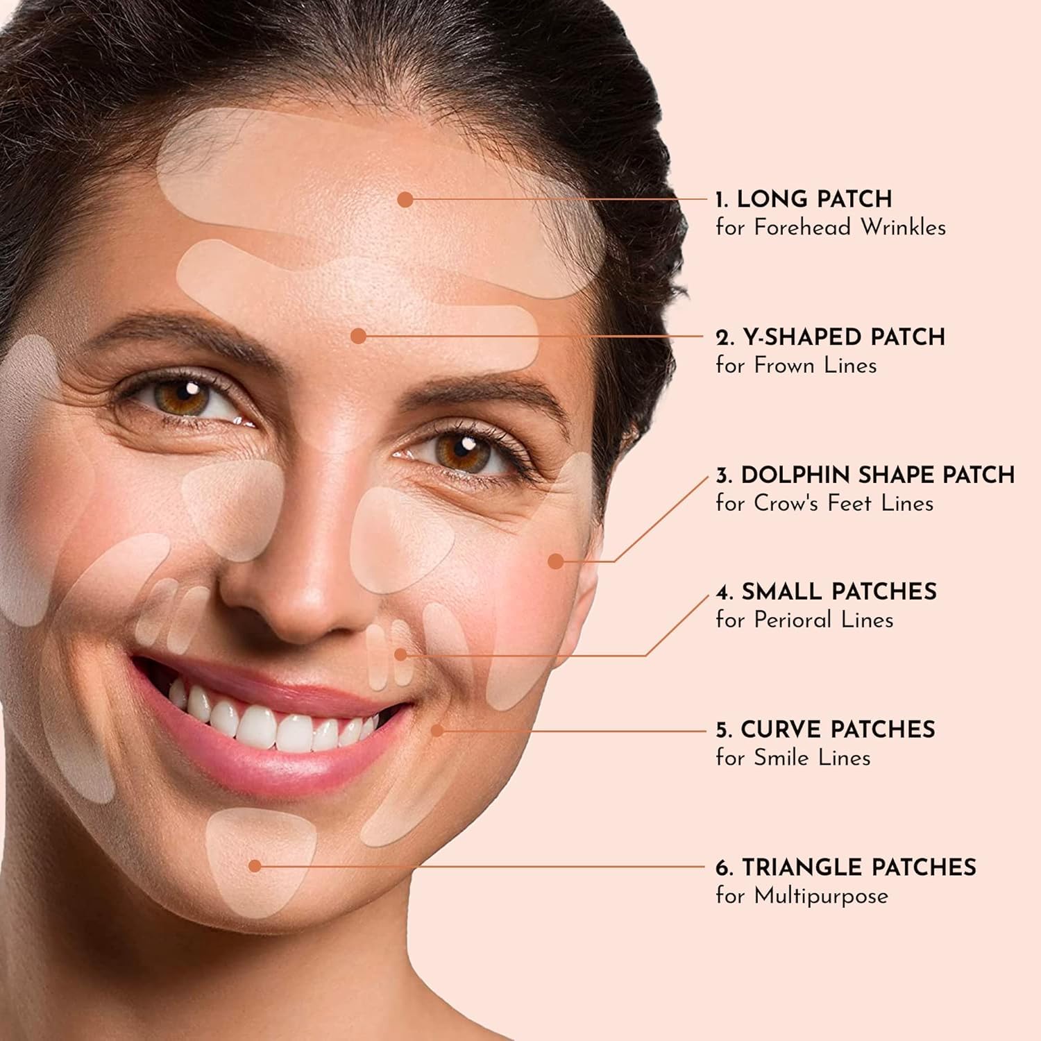 Wrinkle Remover Patches Face Forehead: Facial Smoothing Silicone Mask - Between Eyes Line Correction Treatment - Anti-Aging Over