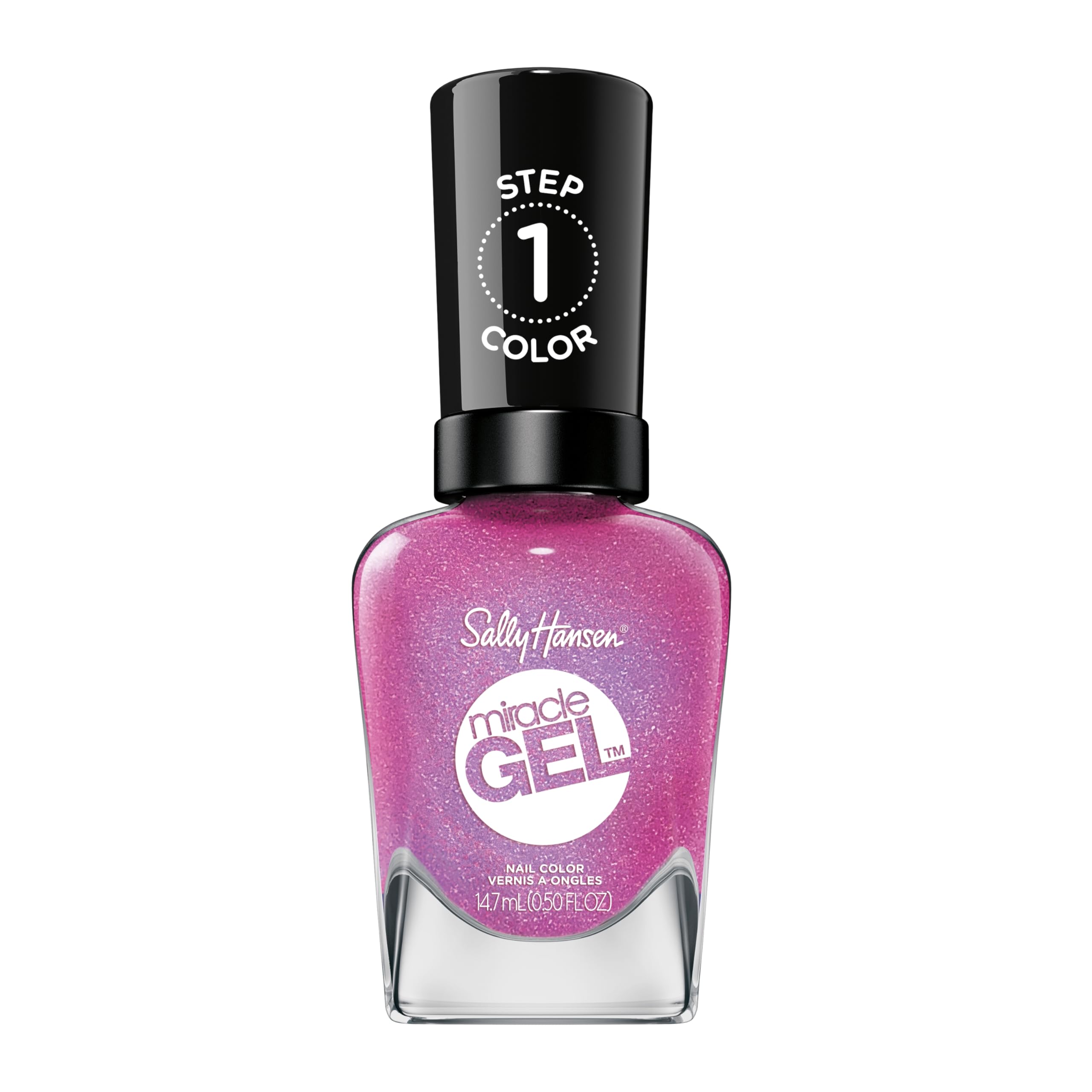 Sally Hansen Miracle Gel, Quartz and Kisses, Long Lasting, Gel-Like Formula, No UV Lamp Needed, Pink Nail Polish