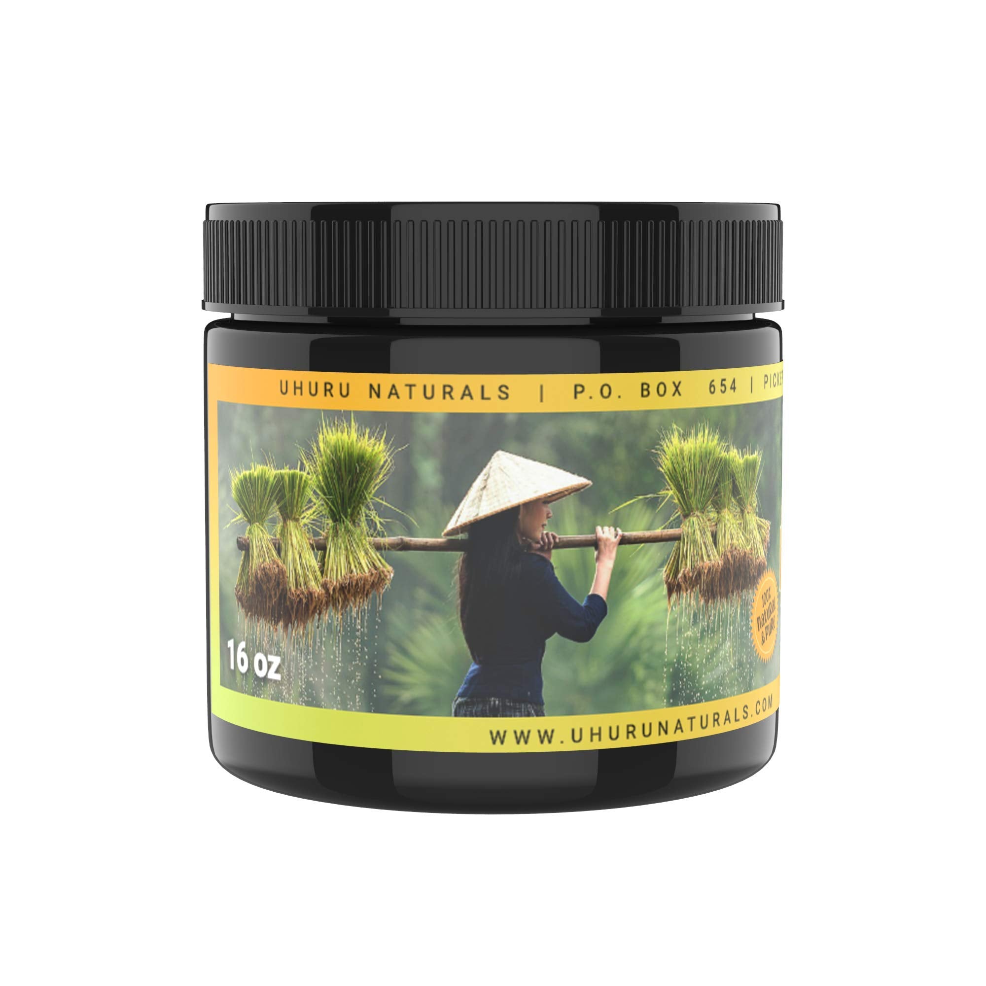 Uhuru Naturals Fermented Rice Water Deep Conditioner (16Oz)