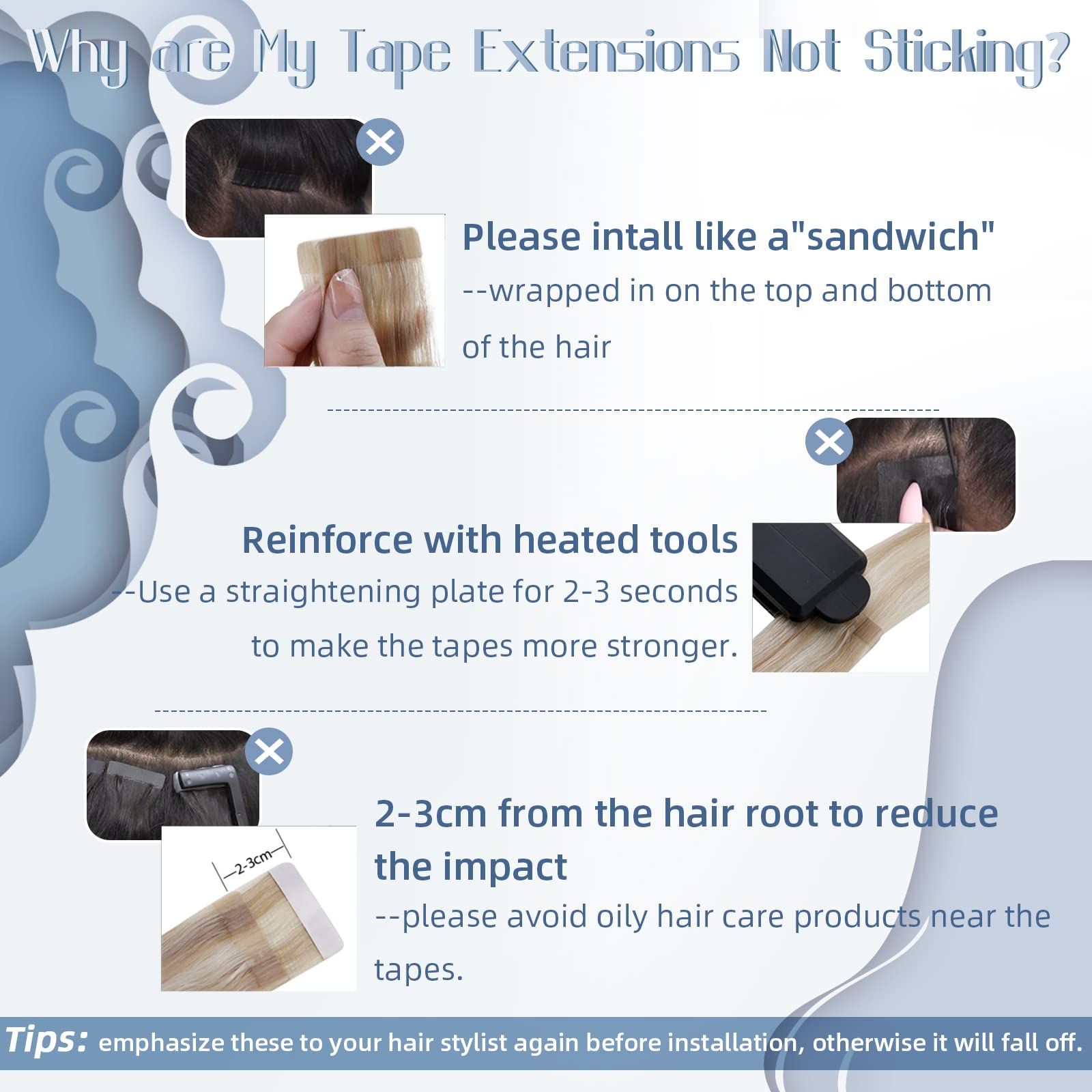 Hetto Tape In Hair Extensions Human Hair Tape In Extensions #10 Golden Brown Highlight With Bleach Blonde Tape In Human Hair 22