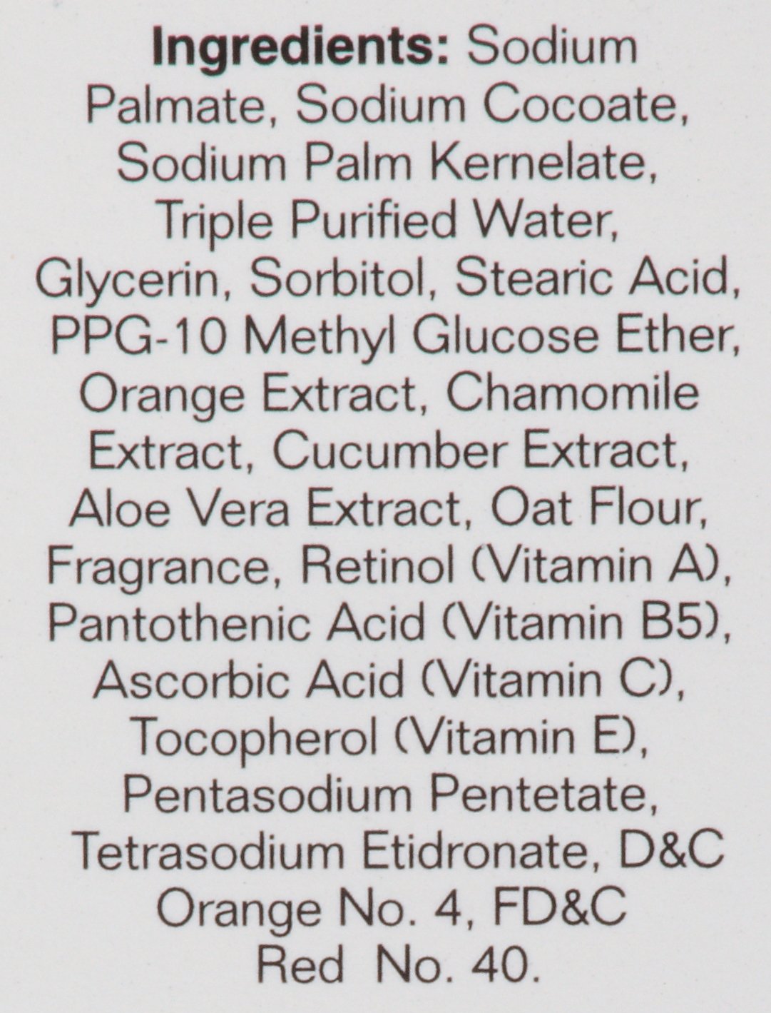 Basis Vitamin Bar Soap - Body Wash Bar Cleans and Softens with Vitamin C, E, and B5 - 4 oz. Bar