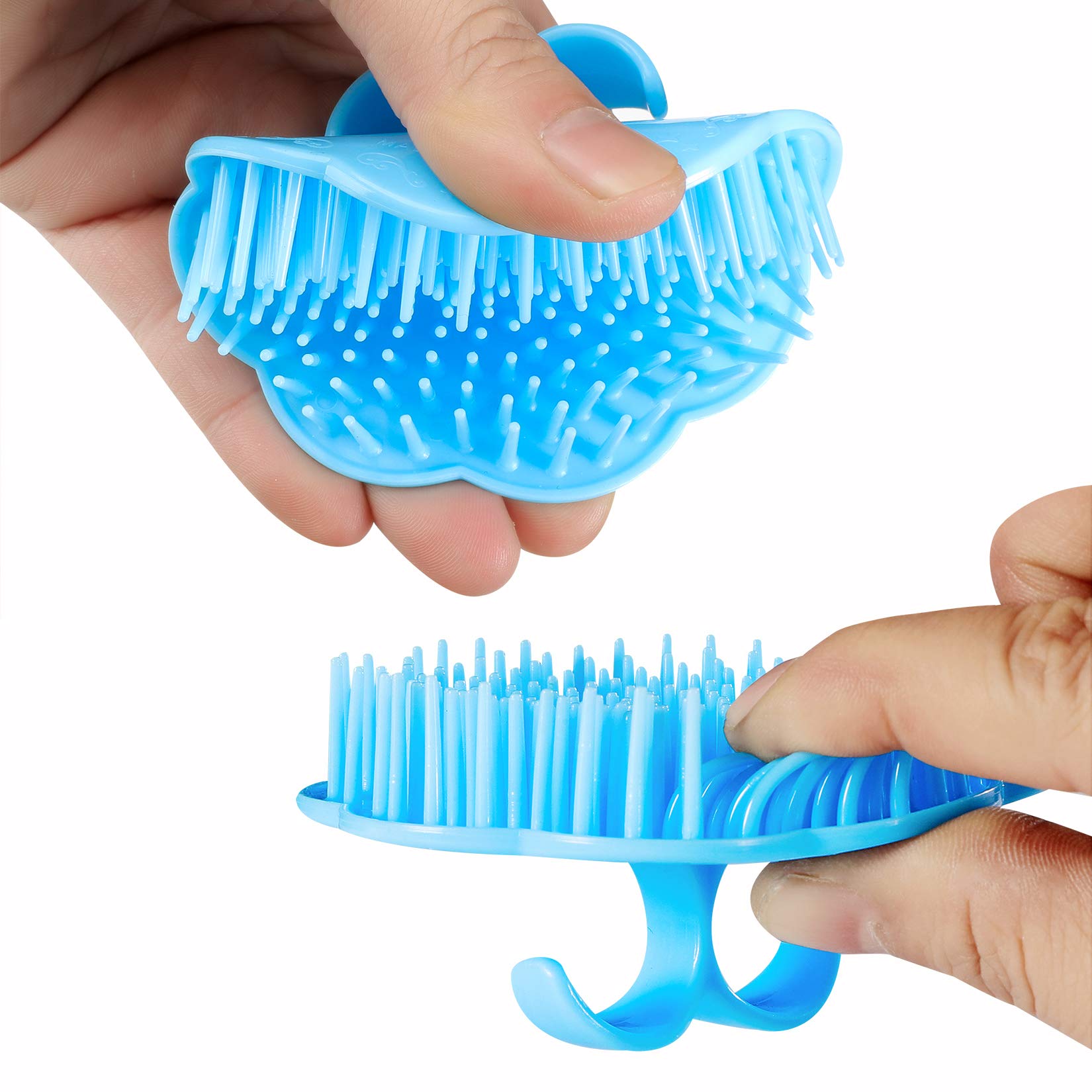 Yealife Hair Scalp Exfoliator Brush Dandruff Cleaning Brush, Flexible Scalp Massager Brush, Shower Scalp Shampoo Brush For Home,