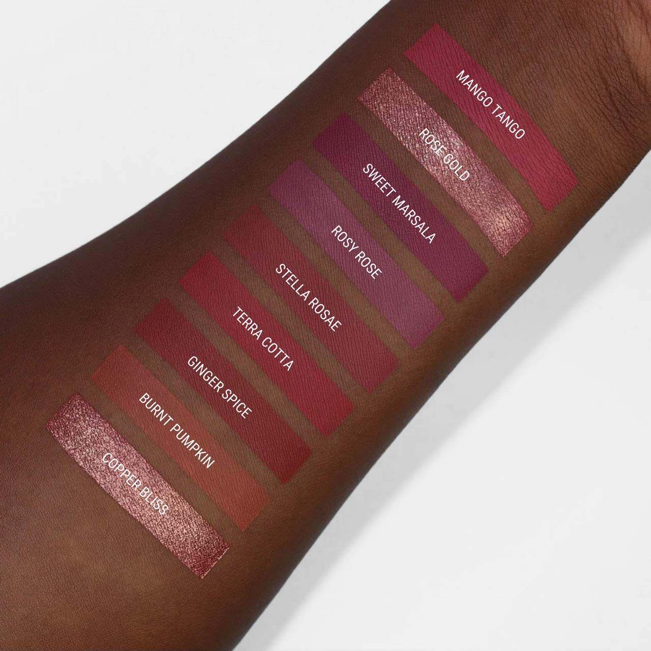 Aromi Copper Metallic Liquid Lipstick | Bronze Lip Color With Shimmery Finish, Long-Lasting, Waterproof, Vegan, Cruelty-Free, Ha