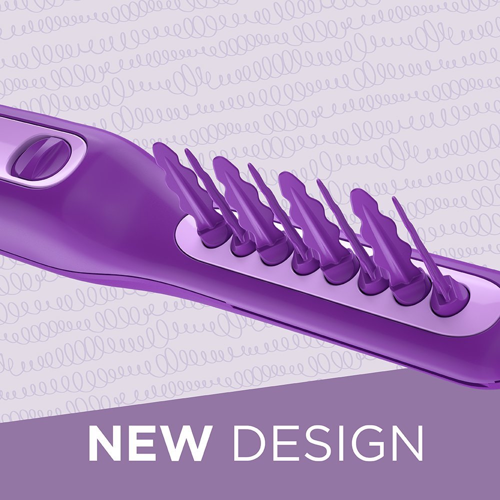 Remington Tame the Mane Thick and Curly Hair Detangling Brush for Kids and Adults, Wet or Dry Detangling, Brush Cover Included,