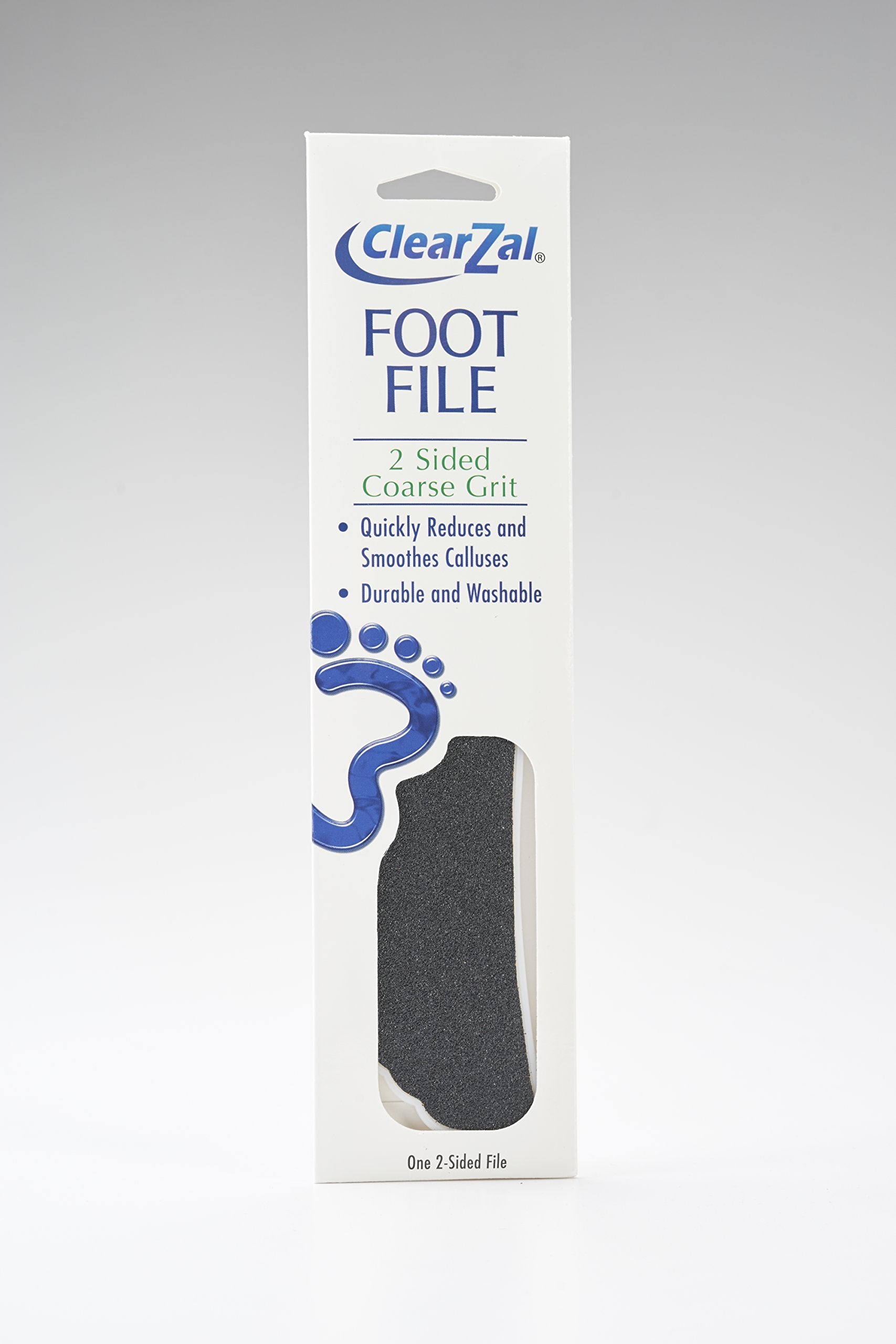 ClearZal 2-Sided Coarse Grit Foot File, 10-Inch