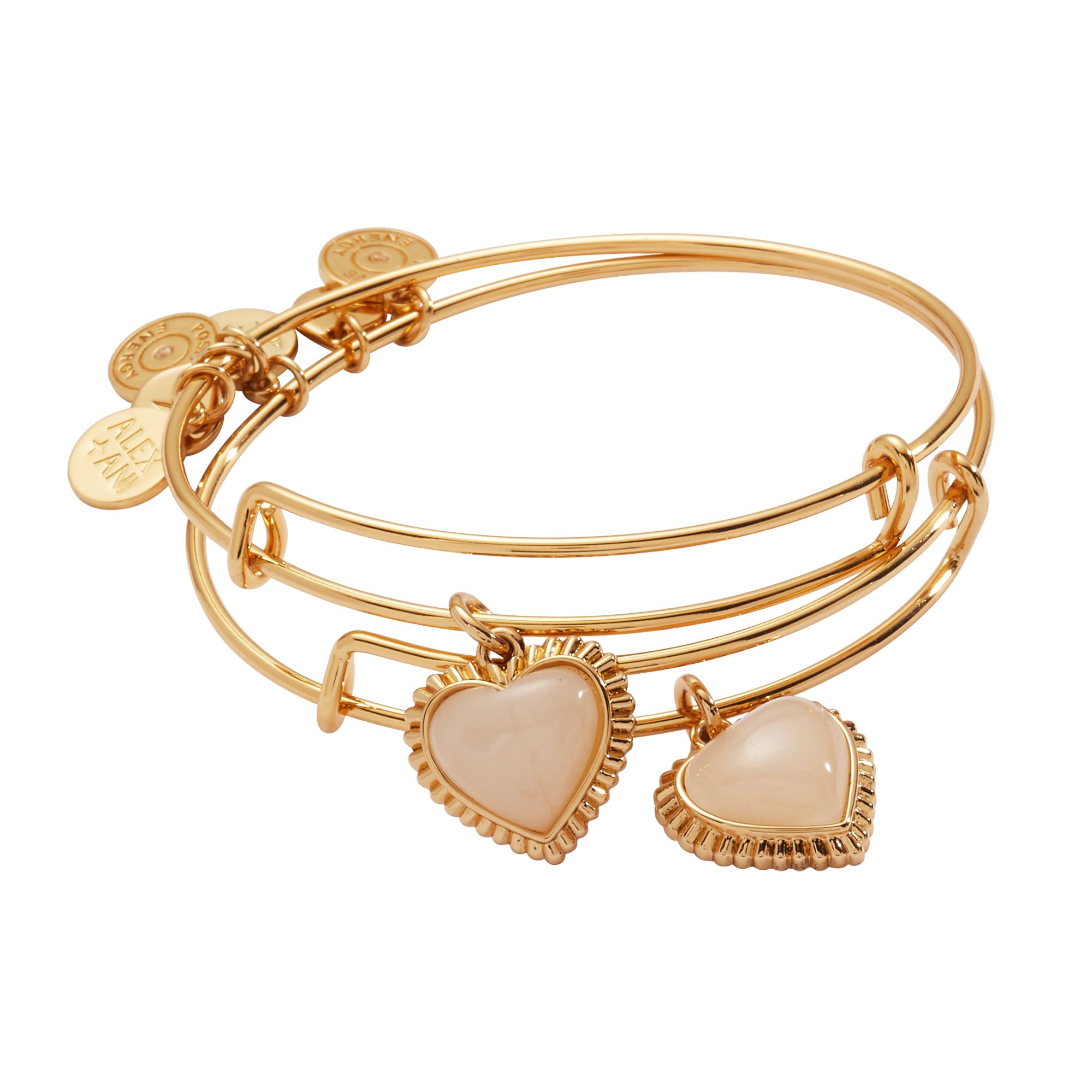 Alex and Ani Mother & Daughter Heart Set of 2