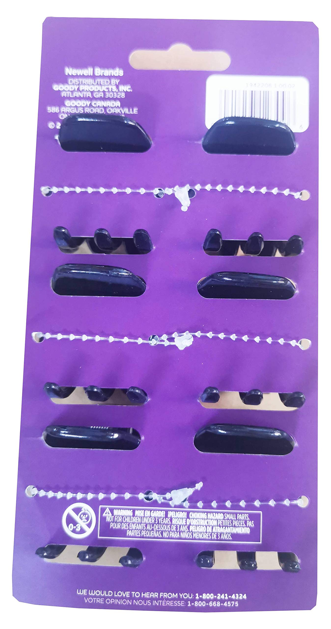 Goody Classic Claw Hair Clips - 6-Count, Clear, Brown And Black - 1/2 Claw Will Gently Keep Hair Secured In Place With A Long La