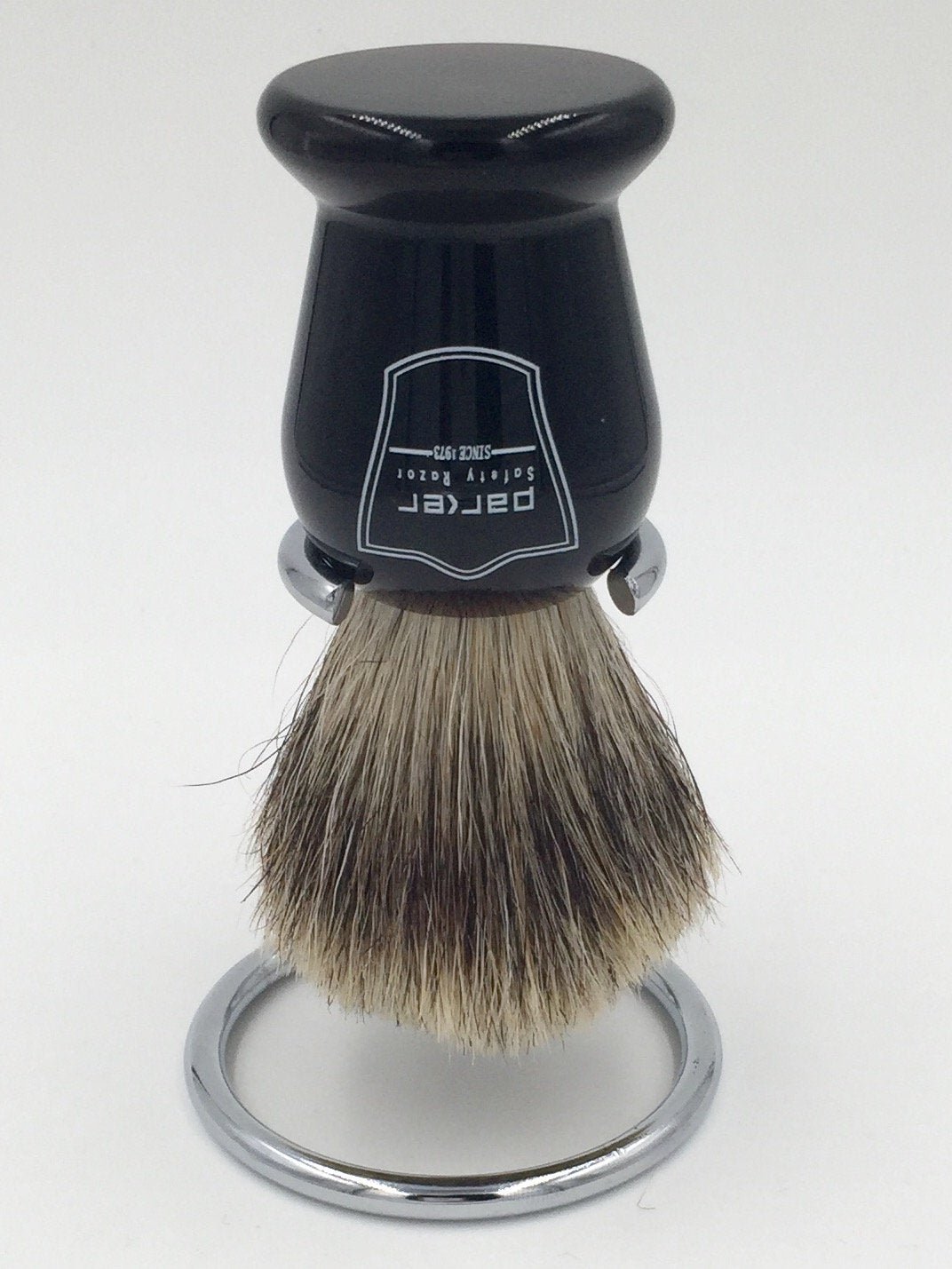 Super Safety Razors Chrome Shaving Brush Stand from, Prolong Shave Brush Life with this Stand by Drying with the Bristles Facing