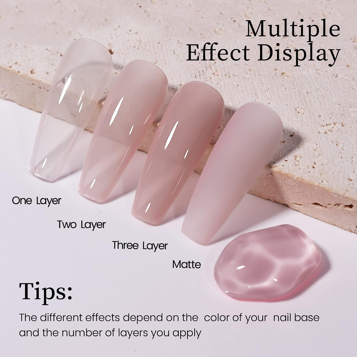 Maychao Jelly Gel Nail Polish 15Ml 1Pc Jelly Pale Taupe Nail Polish Soak Off Uv Led Nail Gel Polish Nail Art Starter Manicure Sa