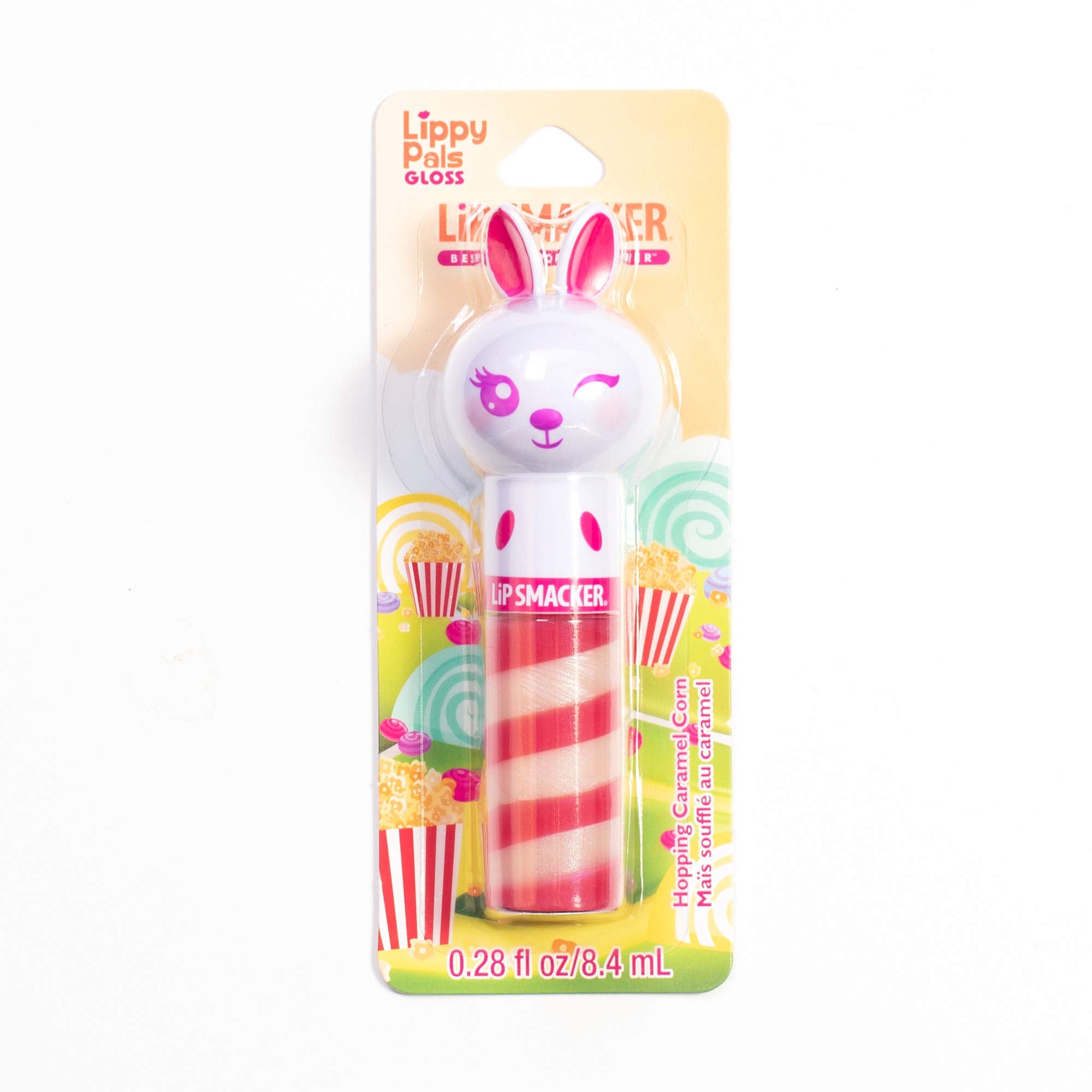 Lip Smacker Lippy Pals Swirls Bunny, Flavored Moisturizing & Smoothing Soft Shine Lip Balm, Hydrating & Protecting Fun Tasty Glo