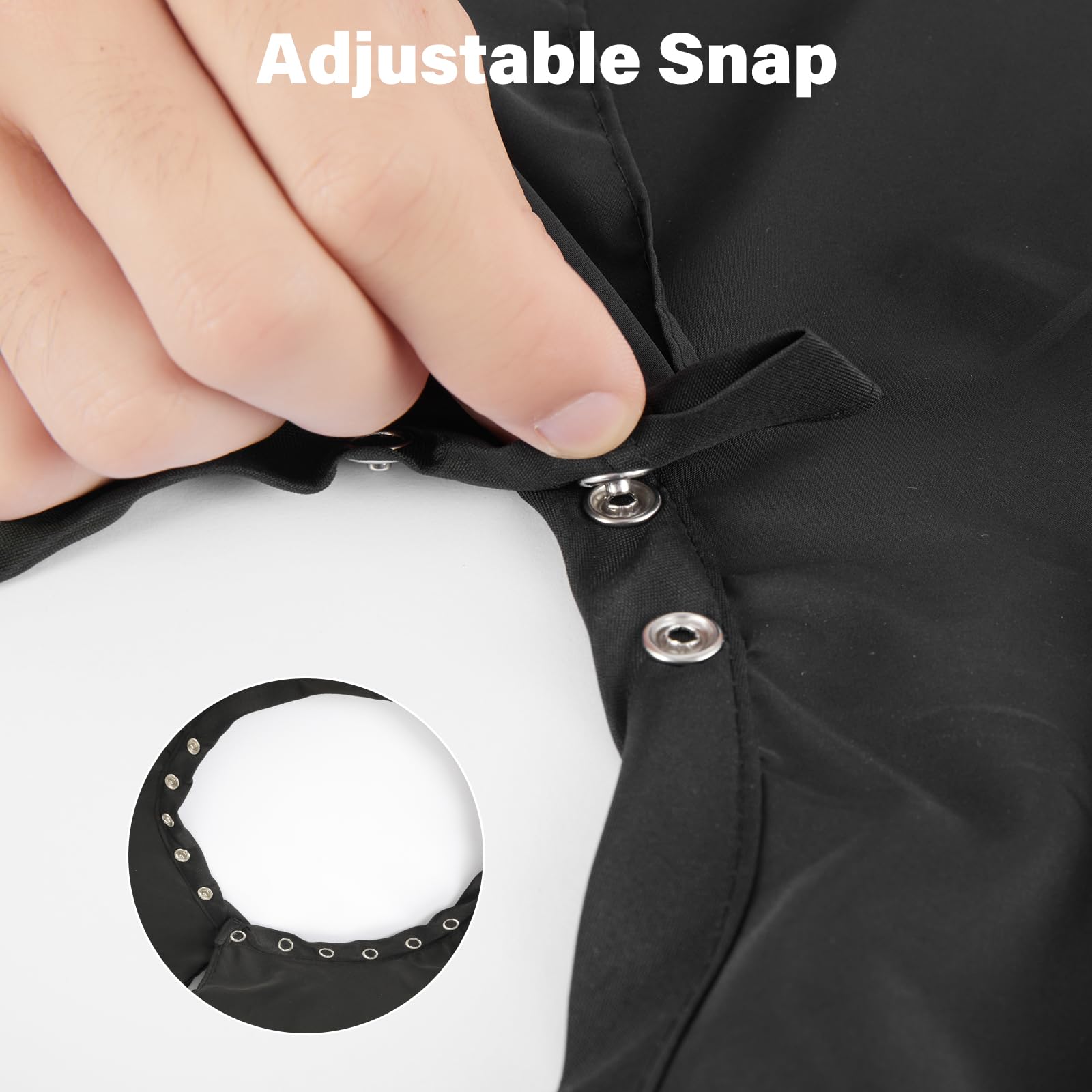 Llezza Professional Salon Hair Cutting Cape, Barber Cape For Men/Women, Adjustable Snap Button With Waterproof Hairdressing Salo