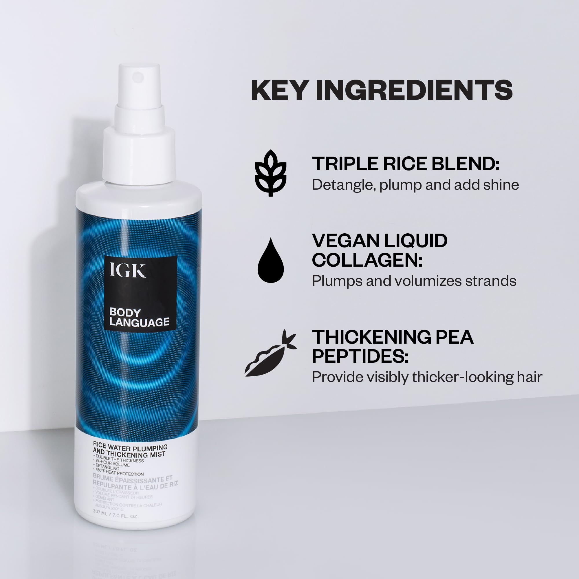 Igk Body Language Rice Water Plumpkin & Thickening Mist