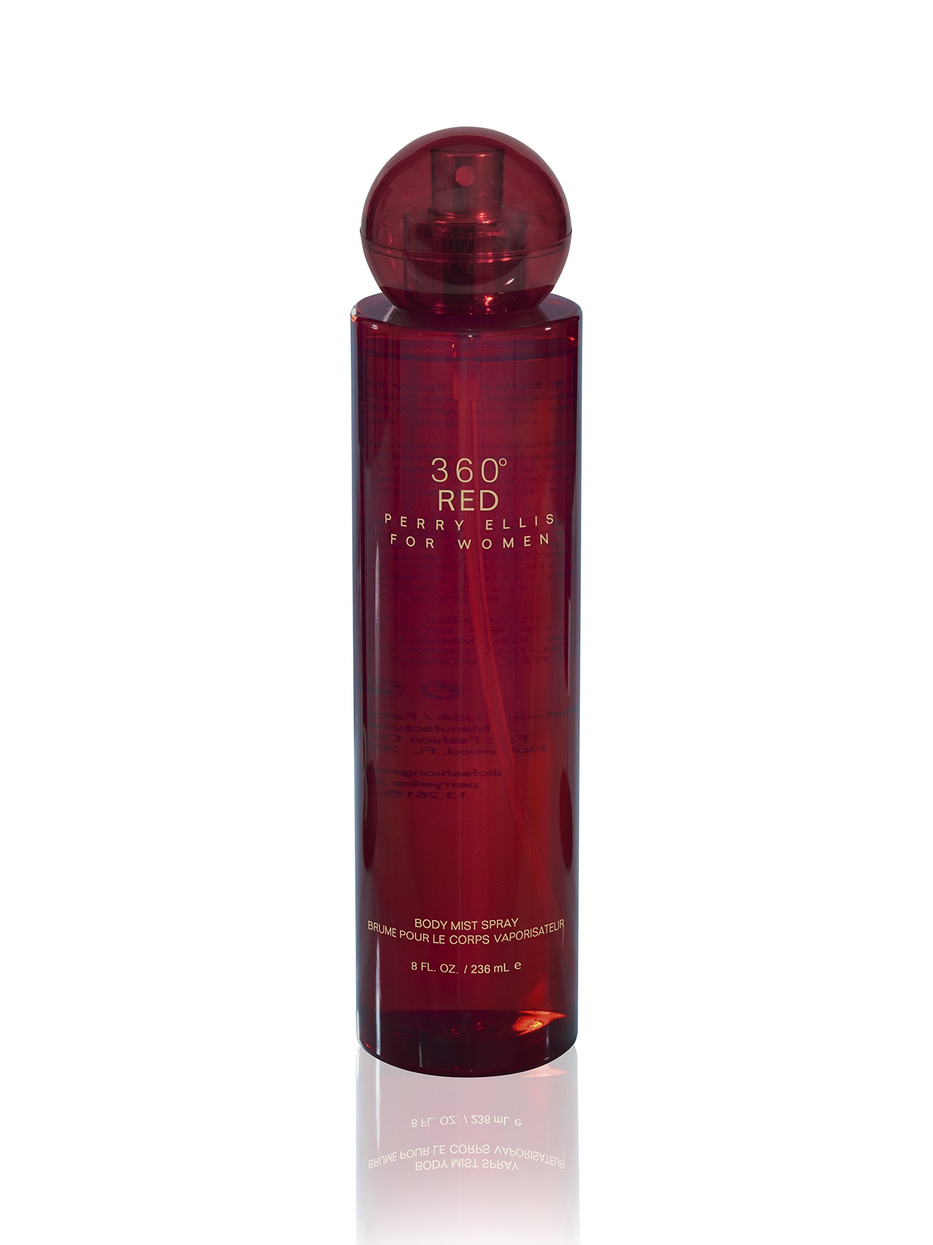 Perry Ellis 360 Red By Perry Ellis, 8 Oz Body Mist For Women