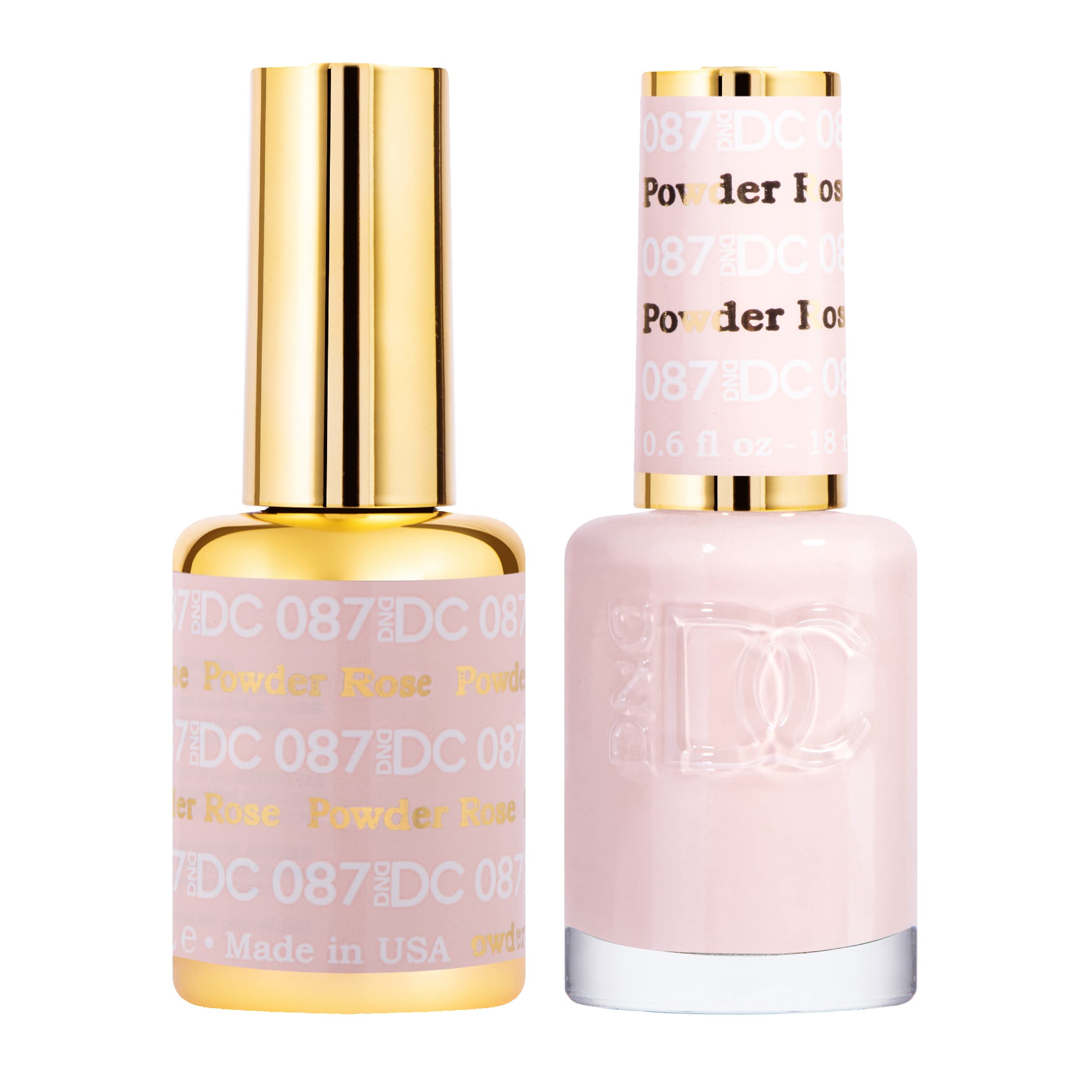 DND DC GEL DUO 087 ROSE POWDER