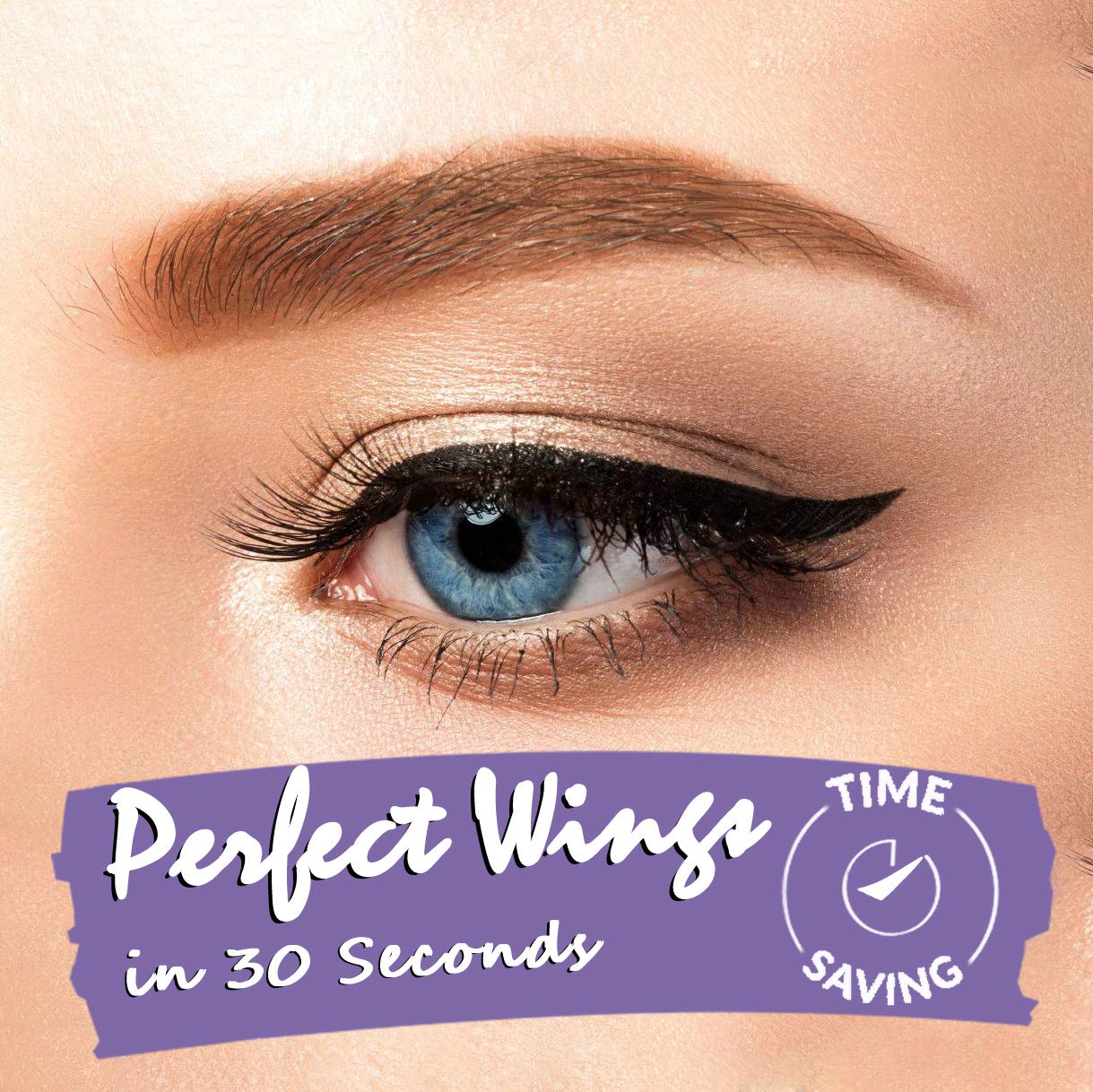 Imethod Eyeliner Stamp - 2021 2 Pens Winged Eyeliner Stamp Wingliner, Perfect Wing Cat Eye Stamp, Wing Eyeliner Stamp Tool, Liqu
