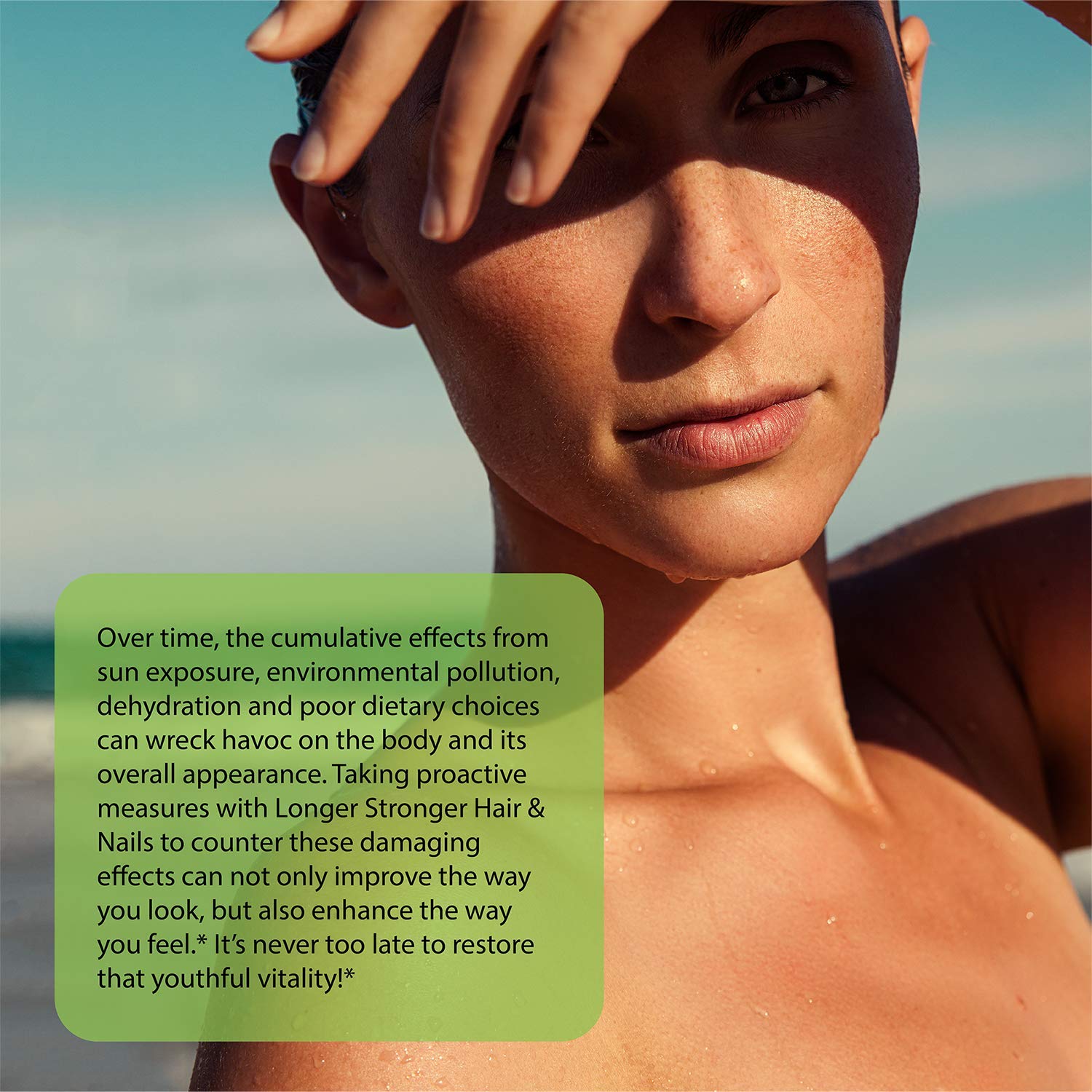 Applied Nutrition Longer, Stronger Hair And Nails 60-Count (Pack 2)