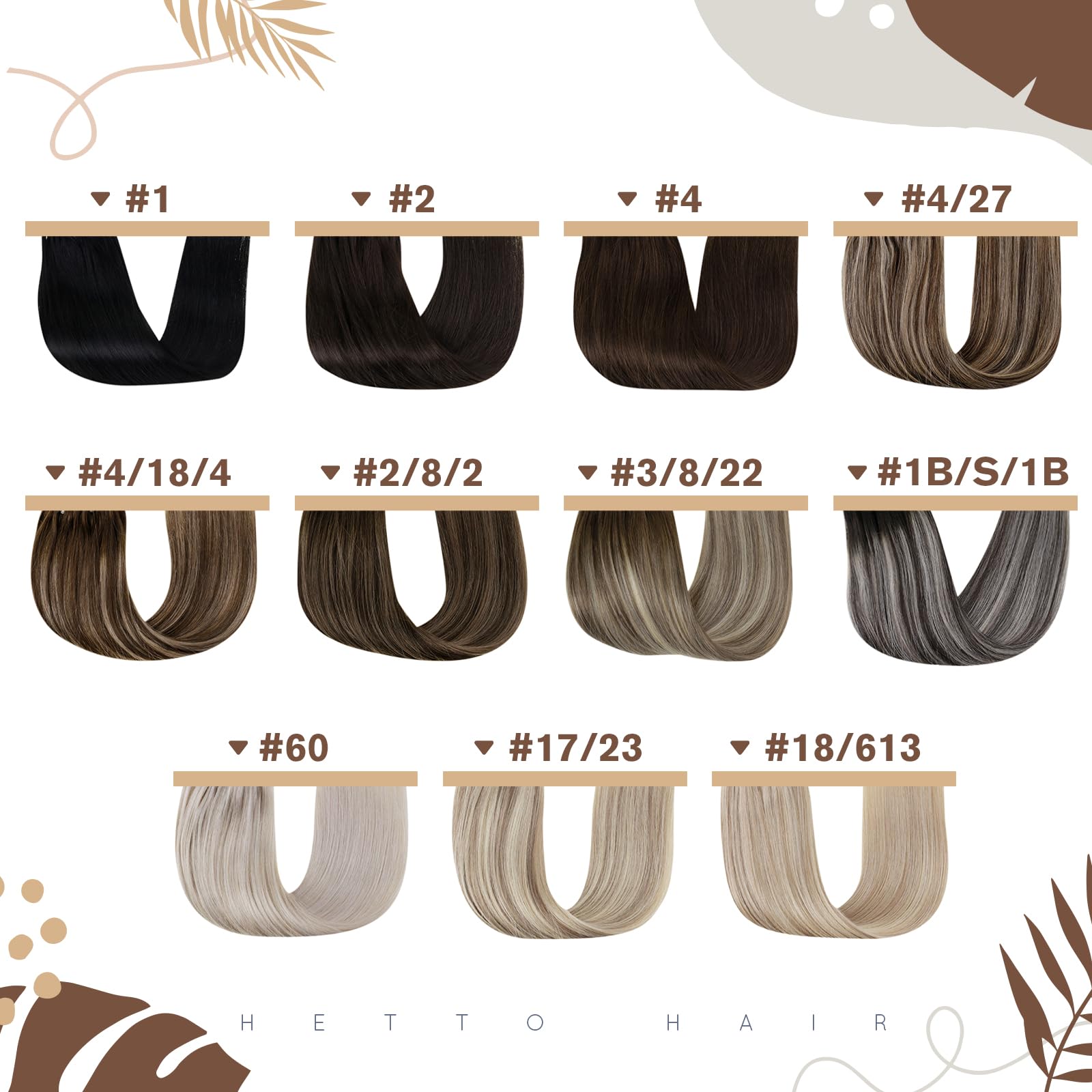 Hetto Micro Links Hair Extensions Human Hair #1 Jet Black Micro Loop Hair Extensions Real Human Hair 18 Inch Straight Microbeads