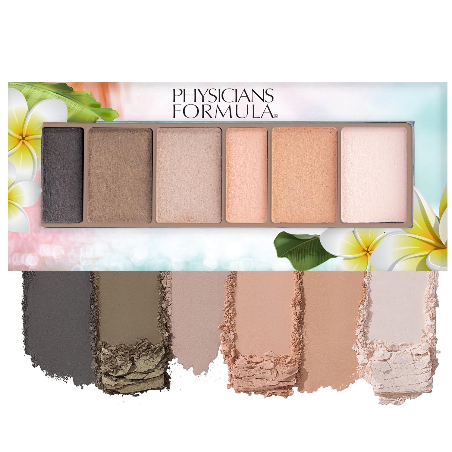 Eyeshadow Palette By Physicians Formula Matte Monoi Butter Eyeshadow Natural Matte Blushed Nudes, For Sensitive Skin, Hypoallerg