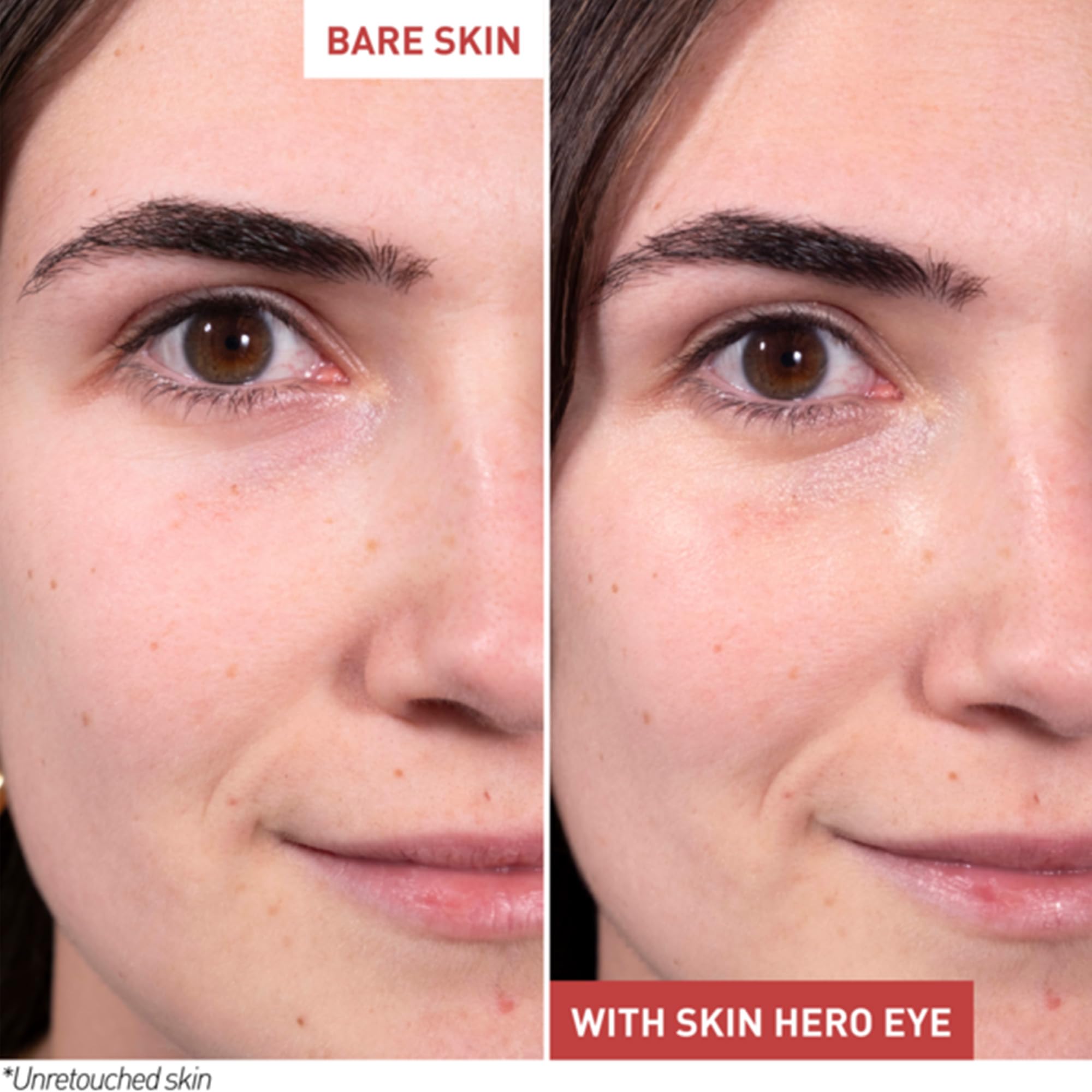 Erborian Skin Hero Eye Cream- Peach Tinted Under Eye Cream Perfector For Dark Circles, Puffiness, Wrinkles & Fine Lines - Hydrat