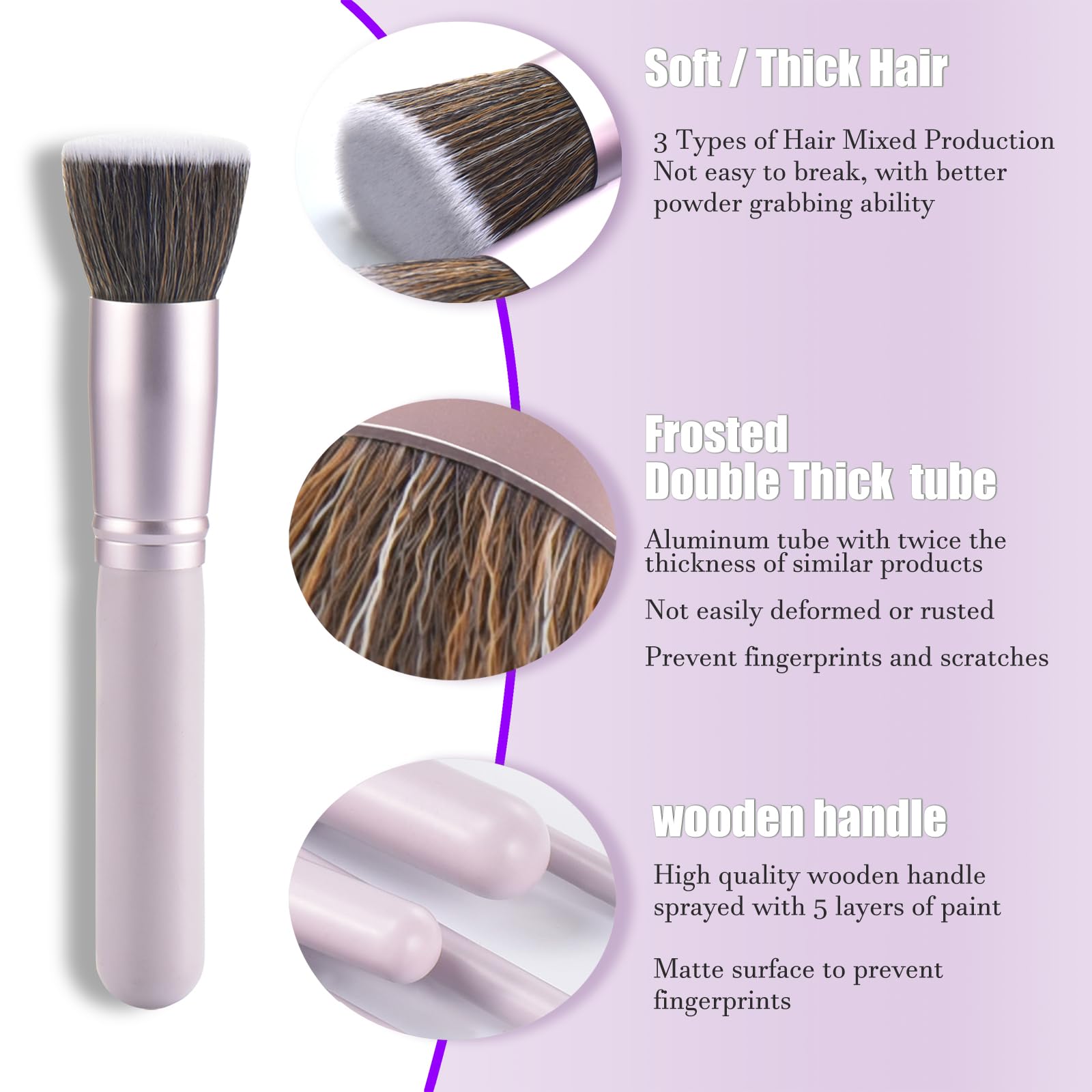 Soft 10Pcs Makeup Brushes And Sponges With Drying/Storage Cases,Make Up Brushes For Girls,Makeup Brush Sets For Women,For Powder