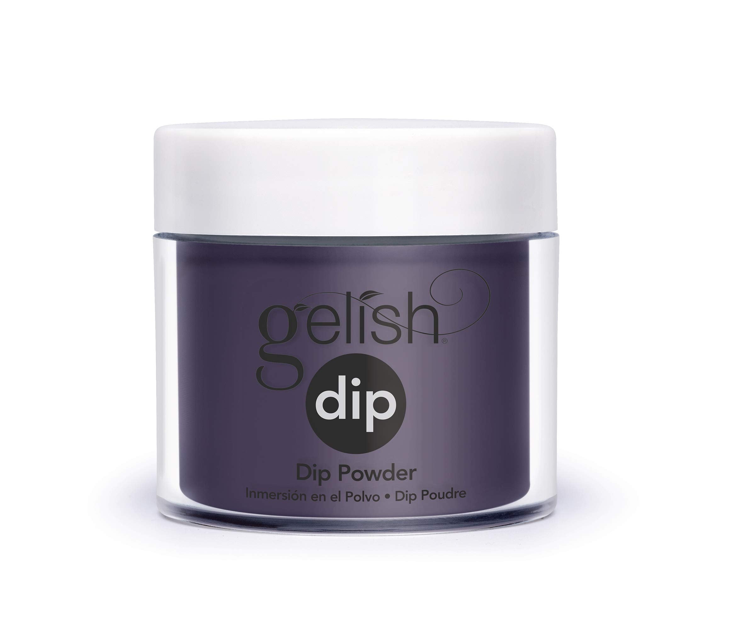 Gelish Powder Dip Collection (A Kiss In The Dark) Black Nail Dip Powder, Black Nail Powder, Dip Powder Colors, 8 ounce