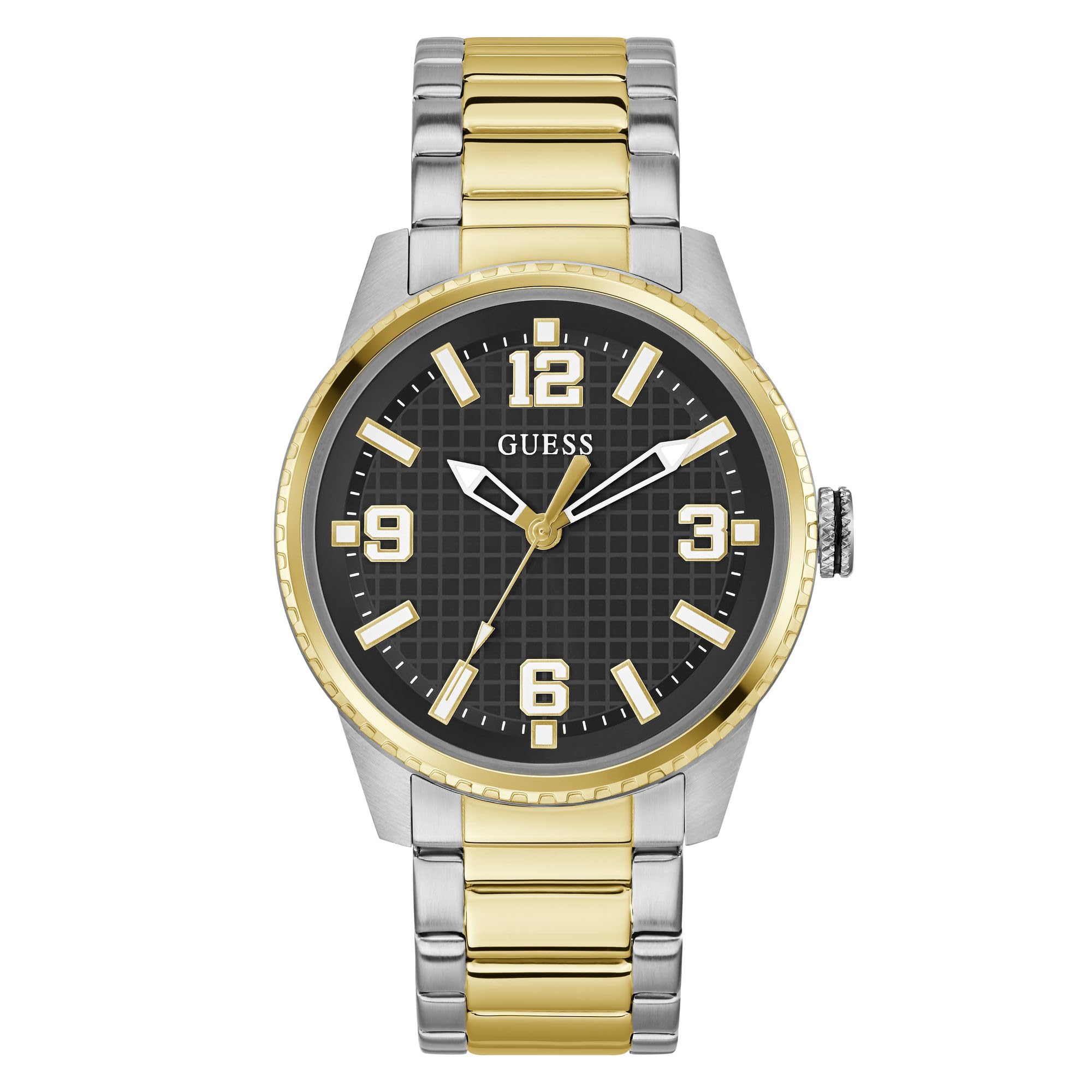 Guess Varsity G 42 Mm Black Dial Men Analog Watch Gw0889G2
